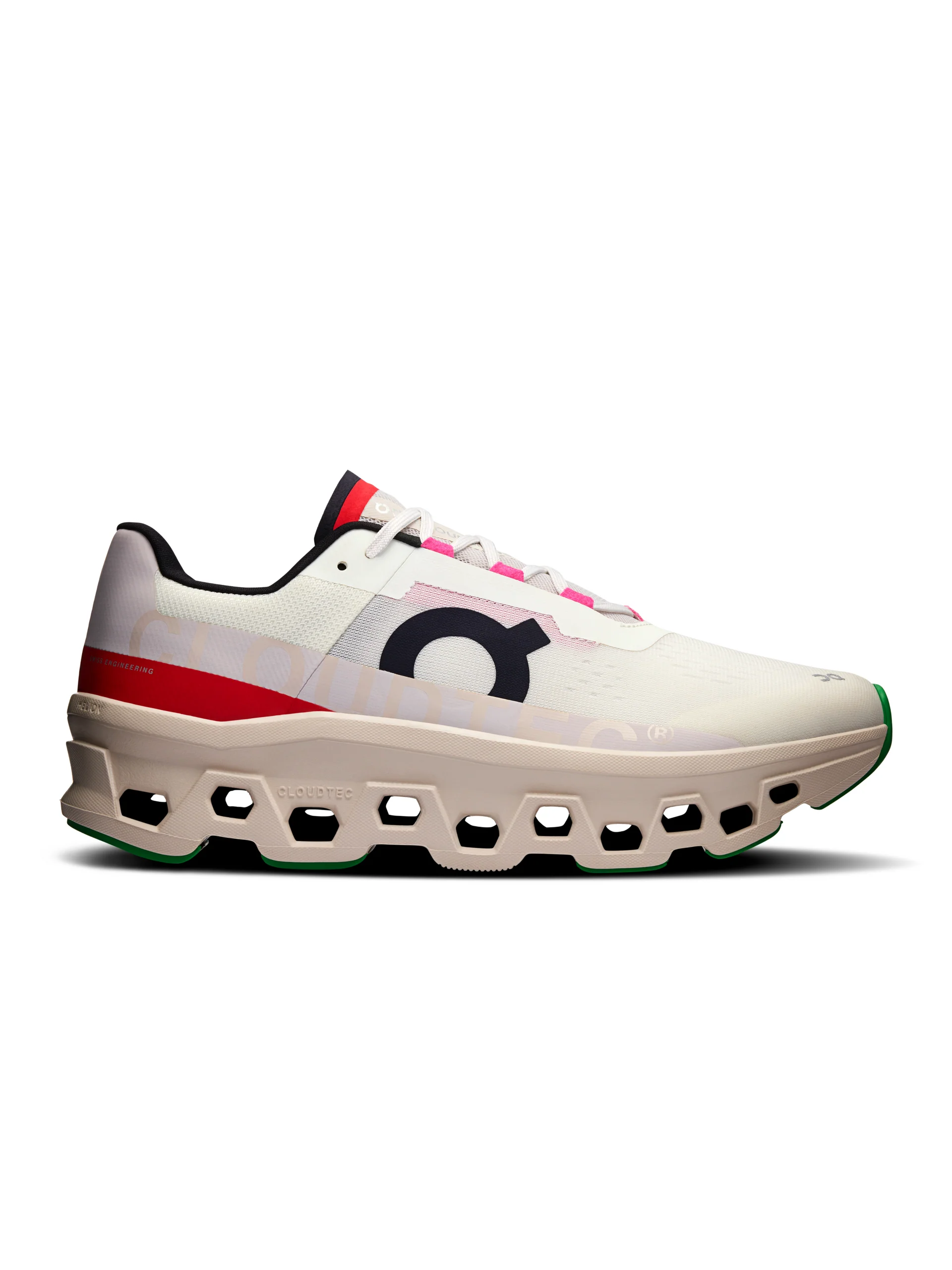 Men's On Cloudmonster, Ivory/Pearl, 9 D Medium