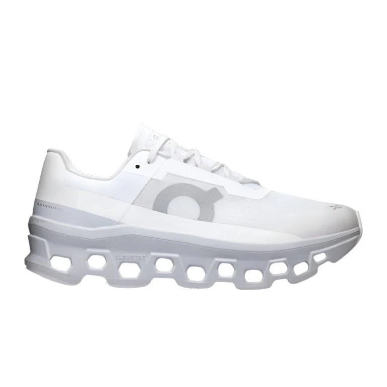 Men's On Cloudmonster, White/Glacier, 10.5 D Medium