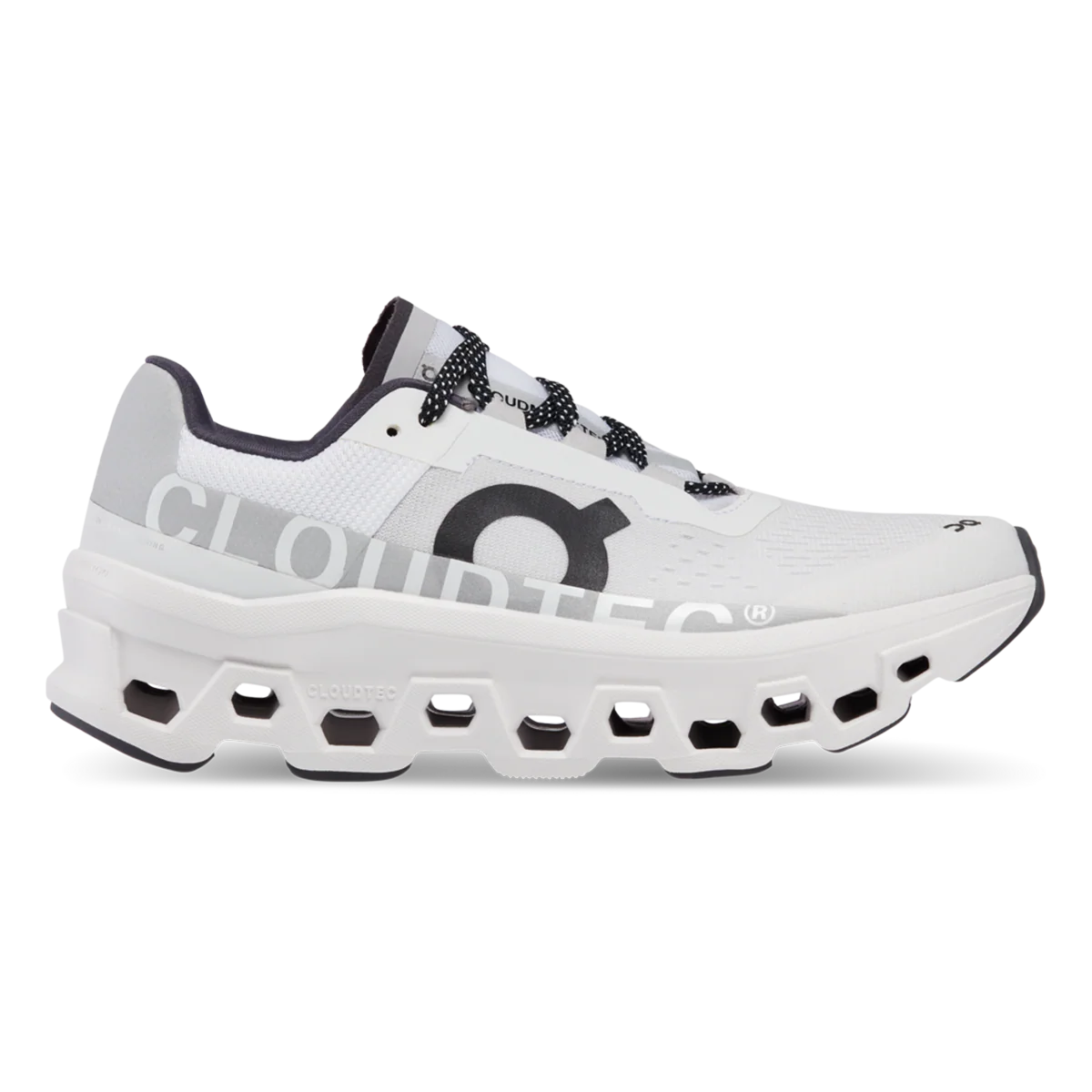 Men's On Cloudmonster, All White, 12 D Medium