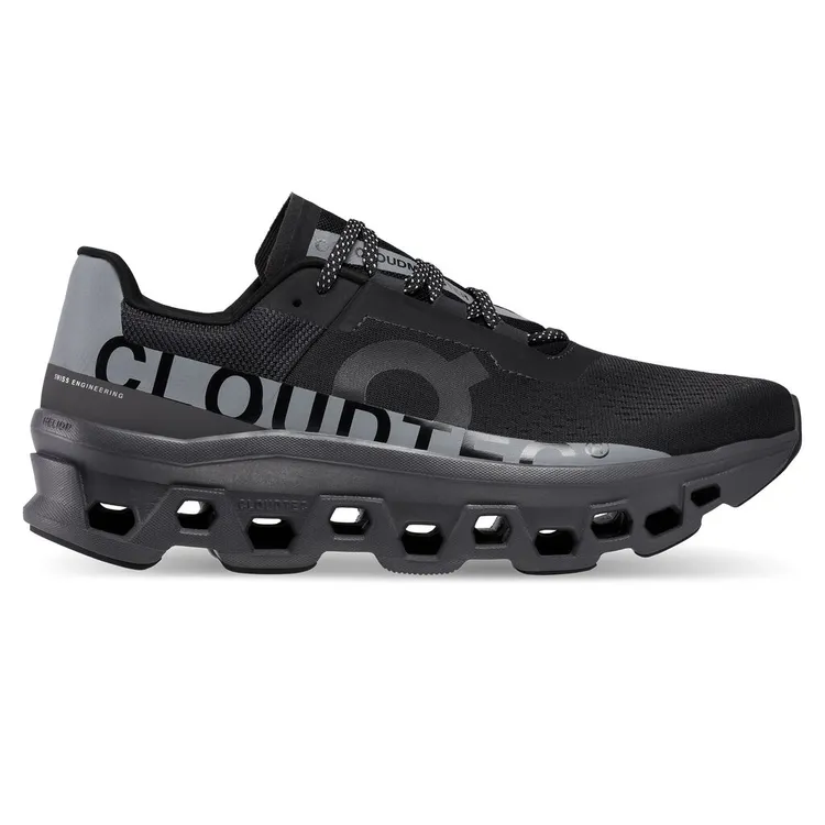 Men's On Cloudmonster Lumos, Black, 12 D Medium