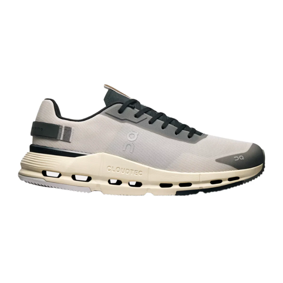 Men's On Cloudnova Form 2, Pearl/Black, 8 D Medium