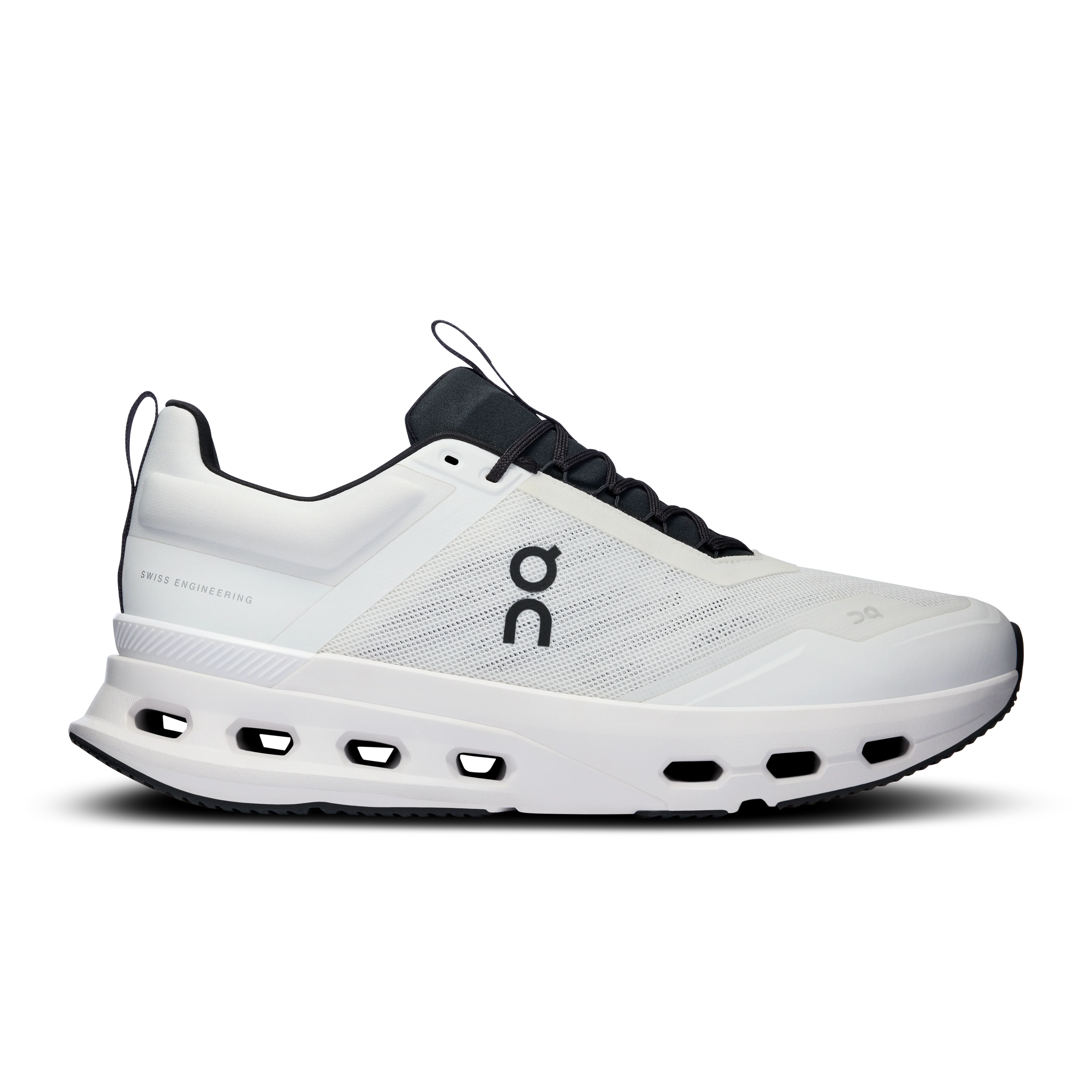 Men's On Cloudnova X, White/Black, 11.5 D Medium
