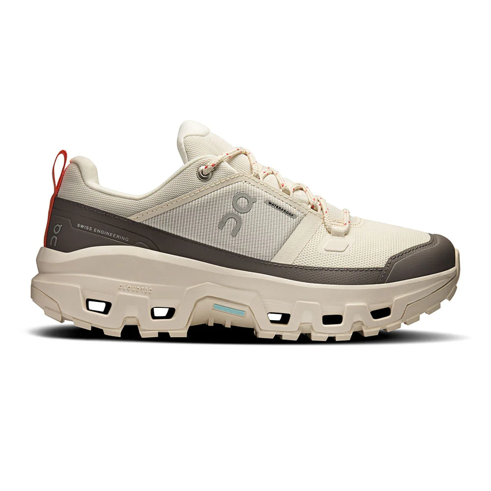 Men's On Cloudrock Low WP, Ivory/Ivory, 7.5 D Medium