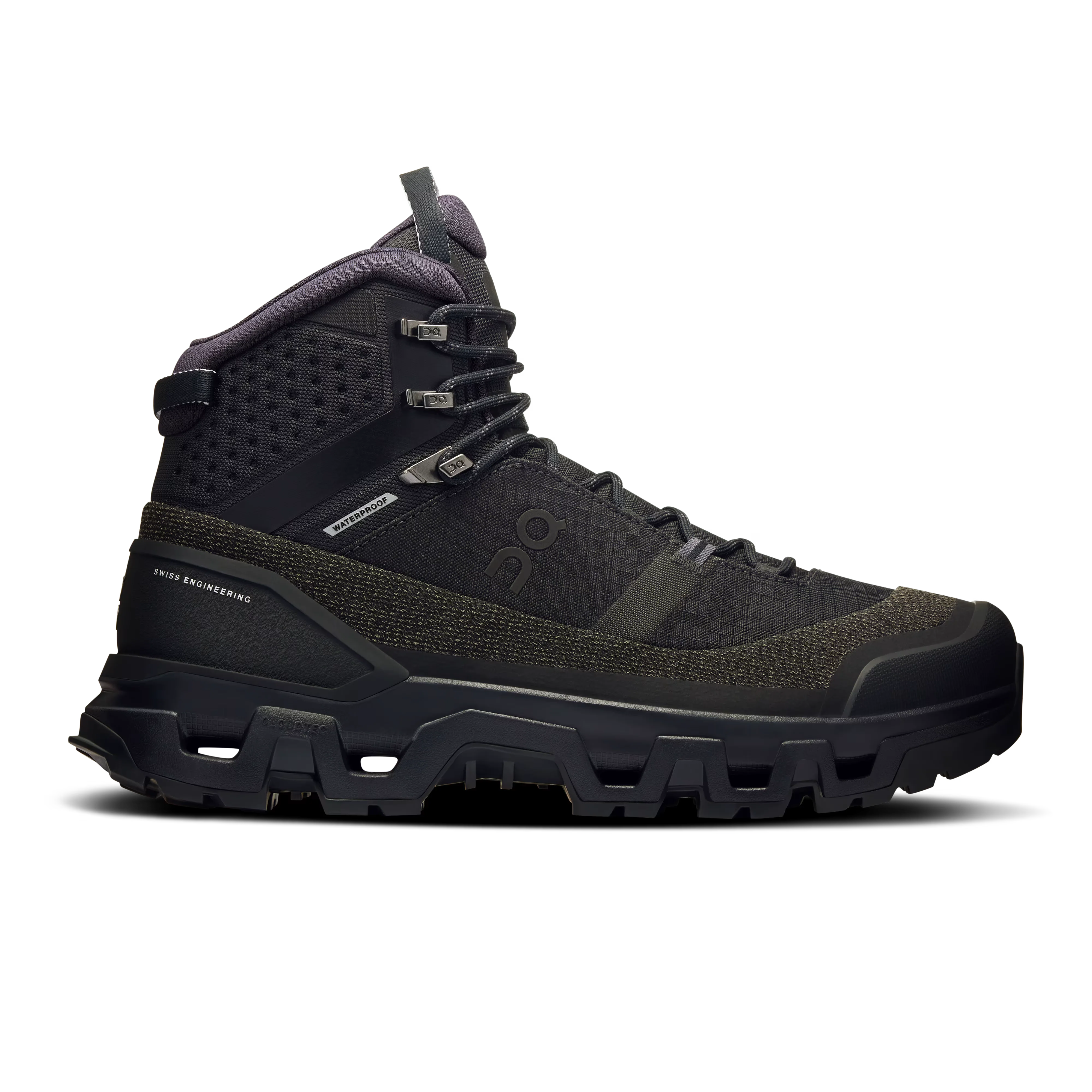Men's On Cloudrock Trek WP, Black/Black, 8 D Medium