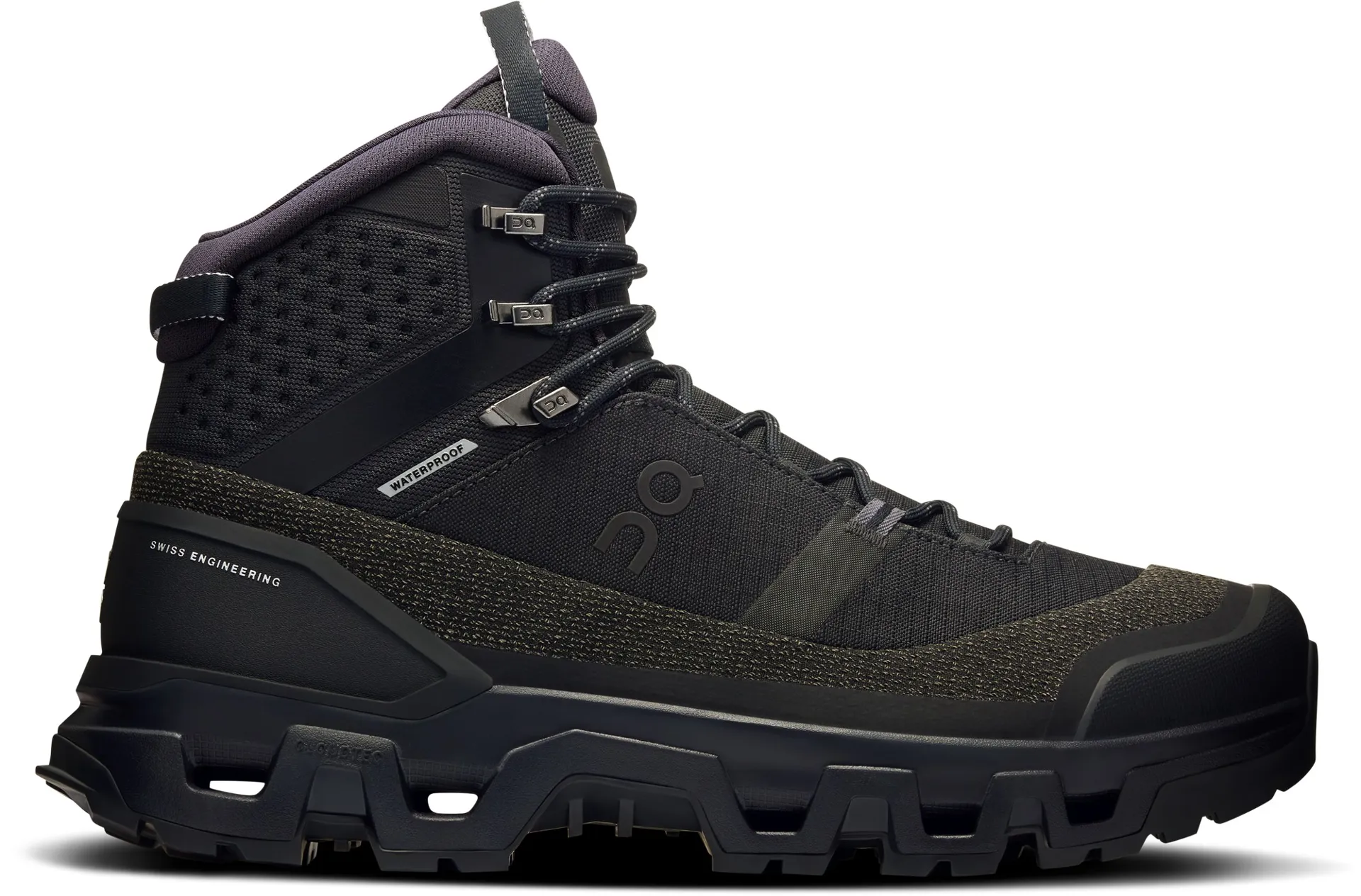 Men's On Cloudrock Trek WP, Black/Black, 12.5 D Medium