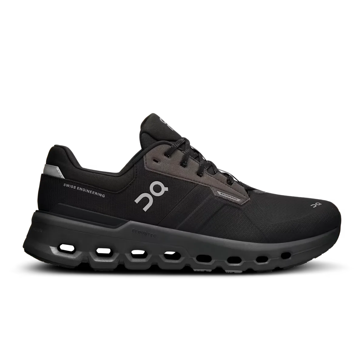 Men's On Cloudrunner 2 Waterproof, Magnet/Black, 11 D Medium