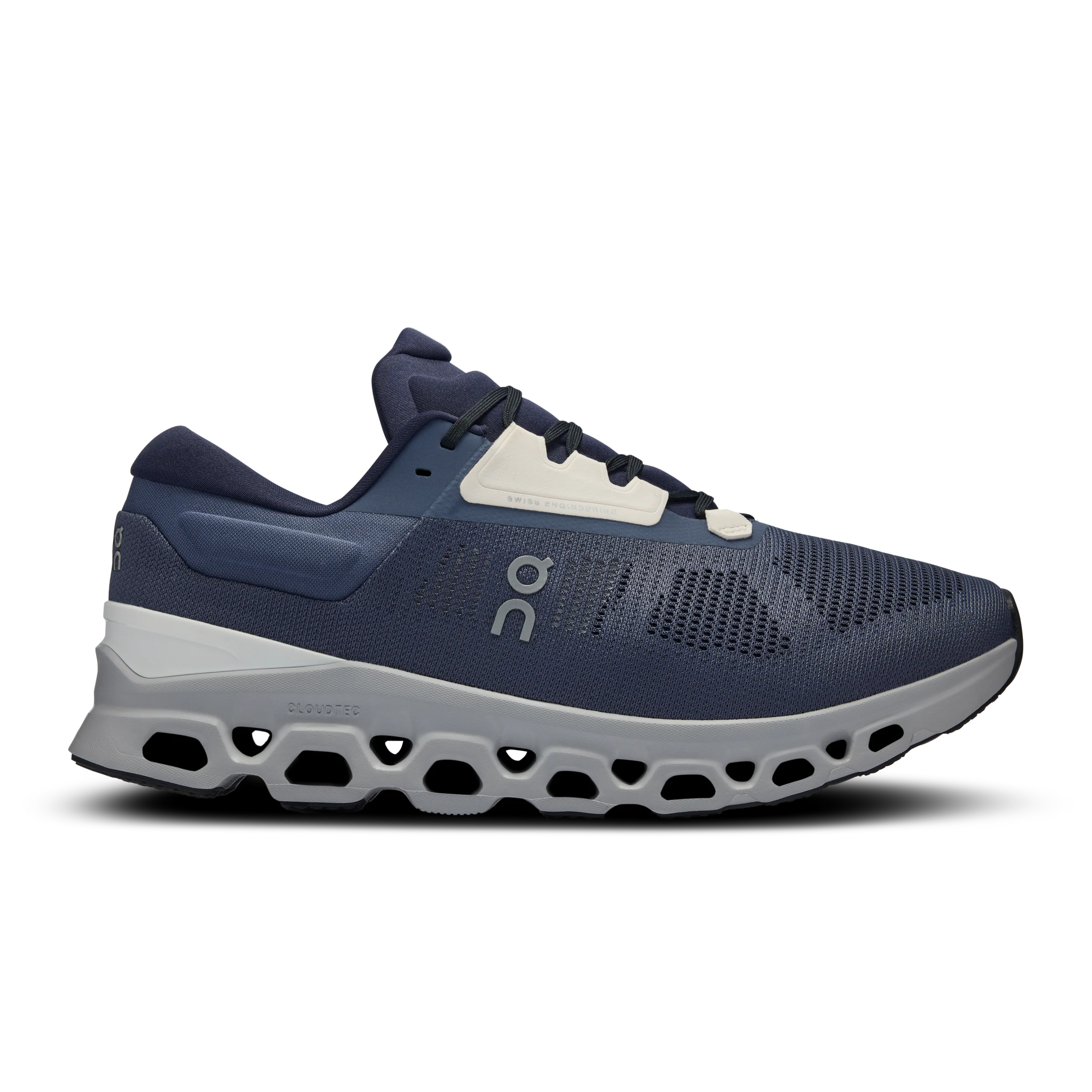 Men's On Cloudstratus 3, Metal/Glacier, 10 D Medium