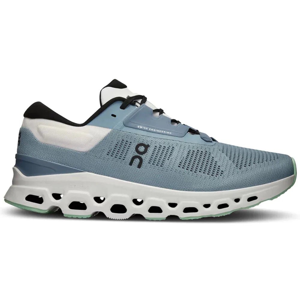 Men's On Cloudstratus 3, Wash/Metal, 14 D Medium