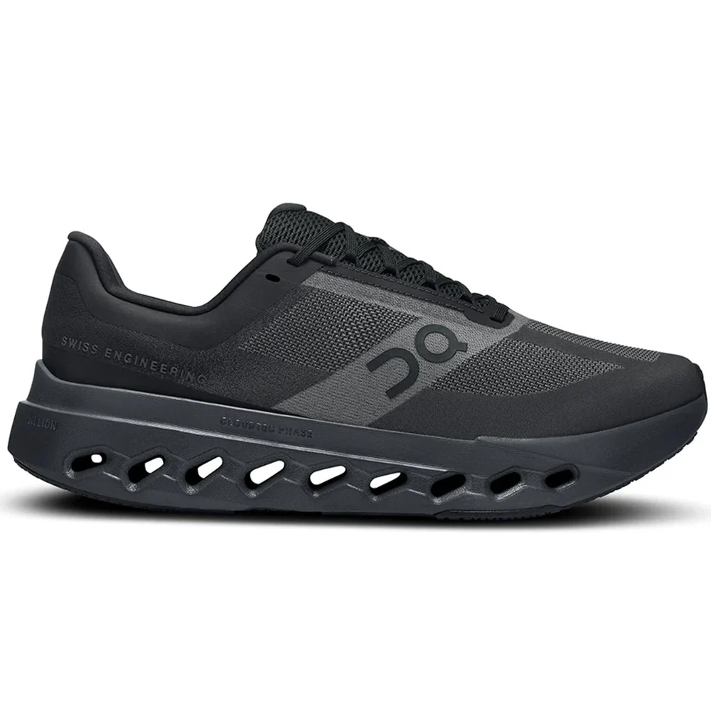 Men's On Cloudsurfer Next, Black/Eclipse, 12 D Medium