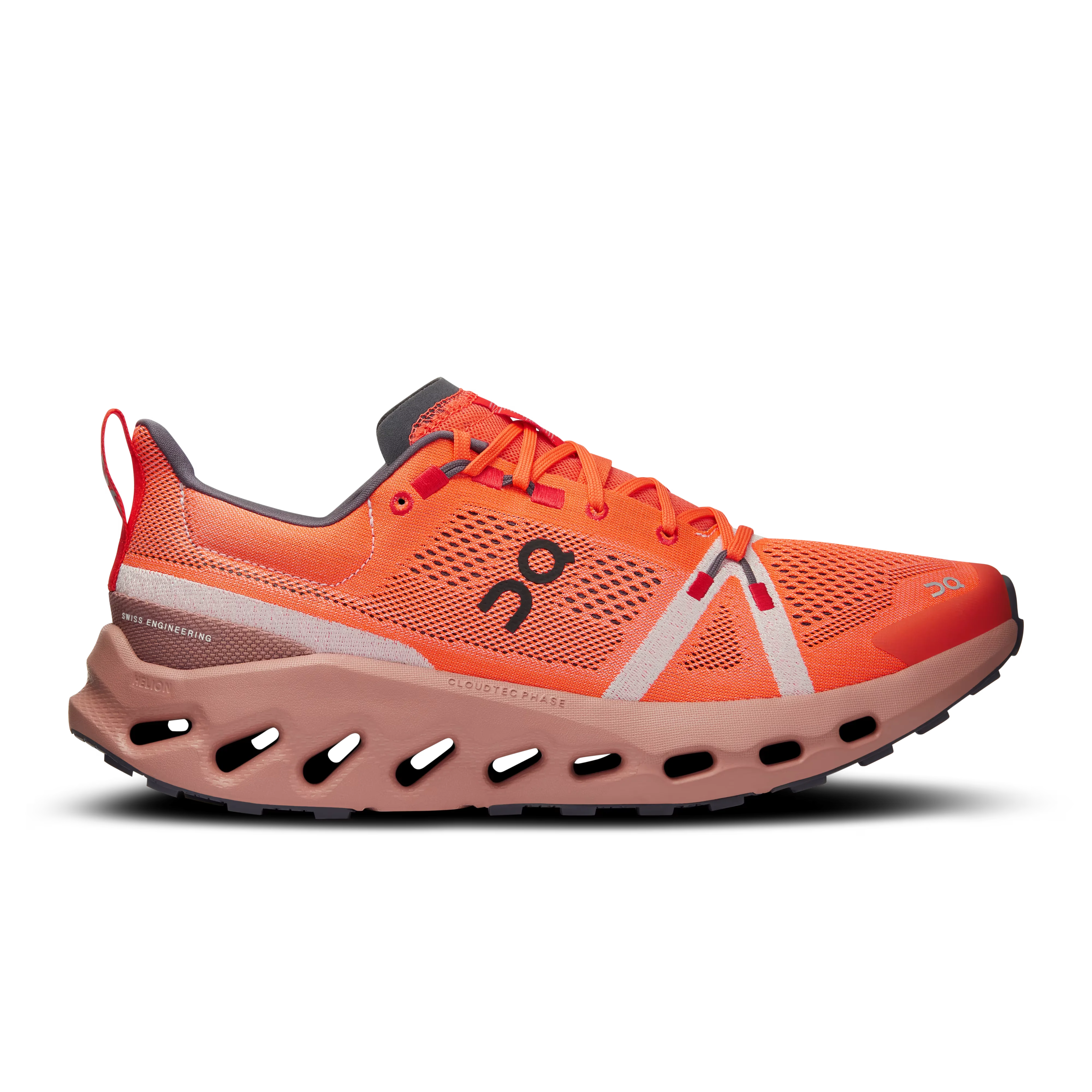 Men's On Cloudsurfer Trail, Flame/Dustrose, 11.5 D Medium