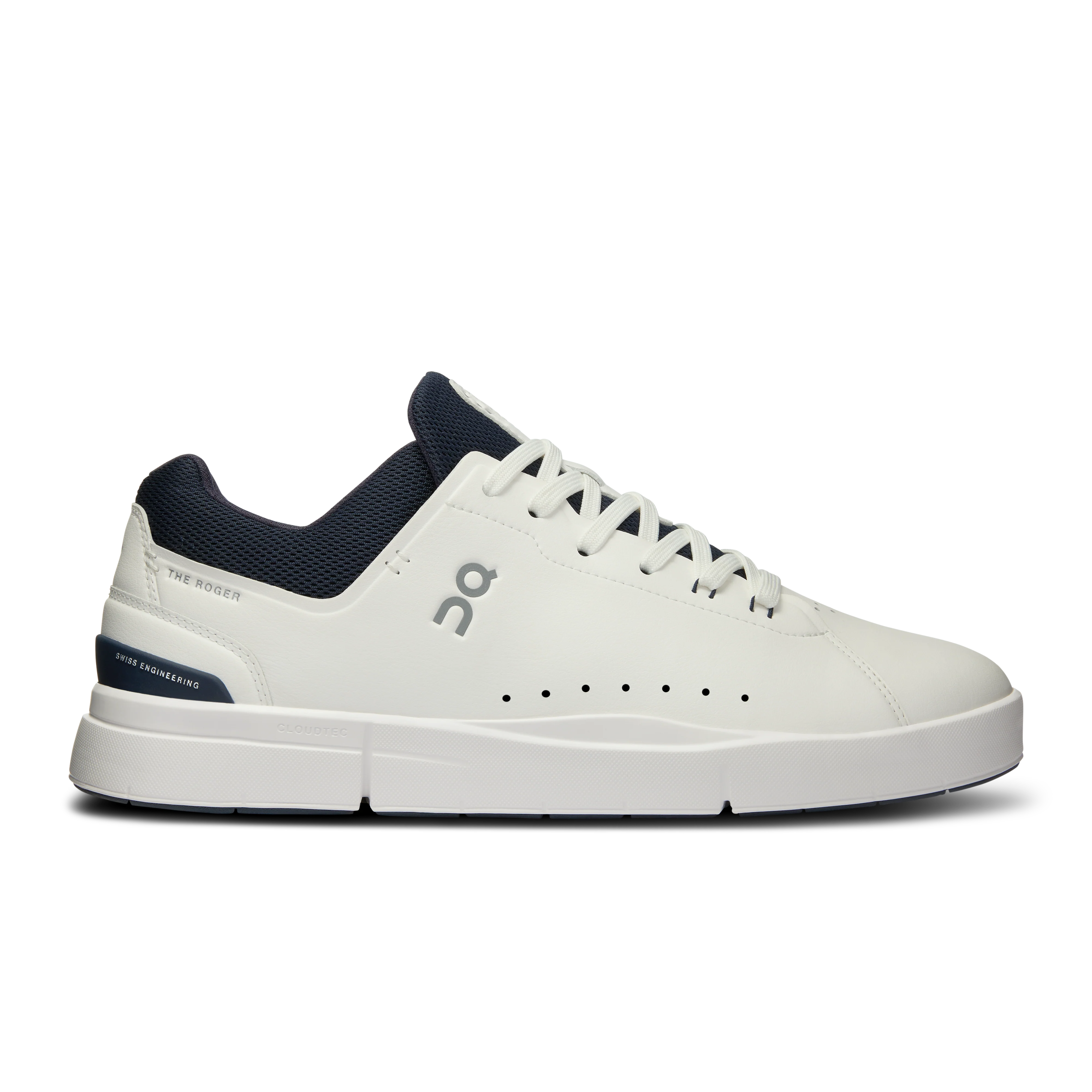 Men's On The Roger Advantage 2, White/Midnight, 10 D Medium