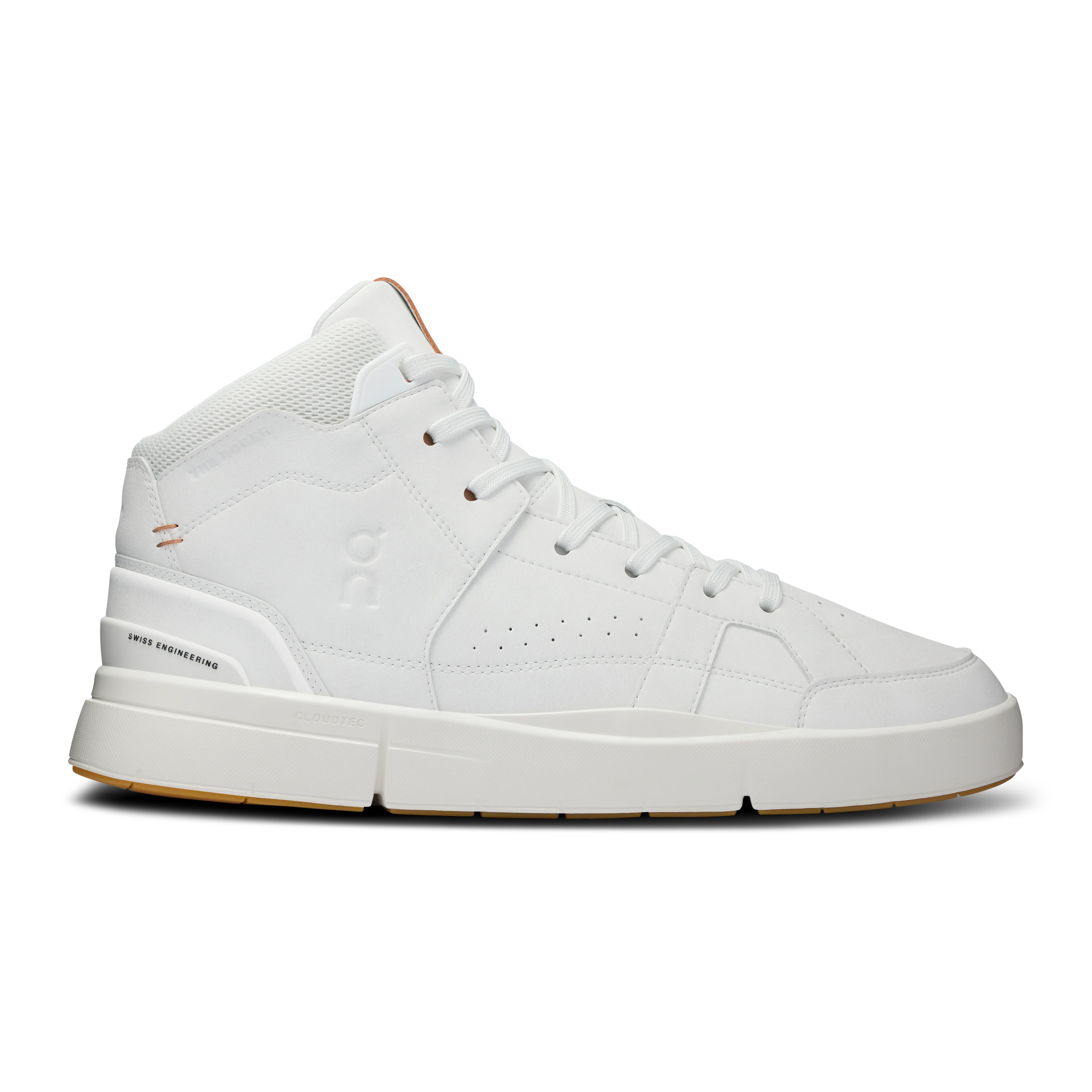Men's On The Roger Clubhouse Mid 2, White/Sandstone, 9 D Medium