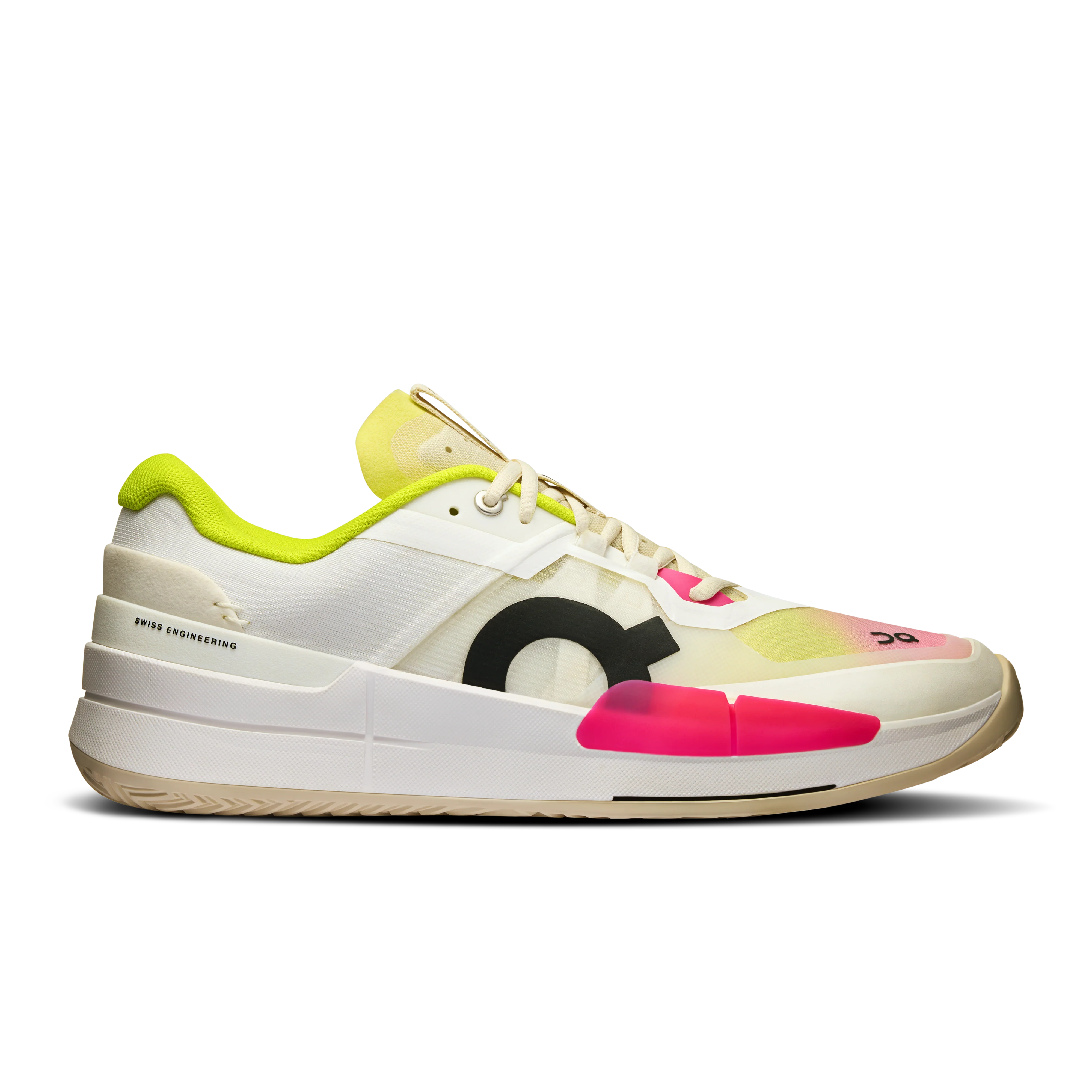 Men's On The Roger Pro 2, White/Lime, 12.5 D Medium