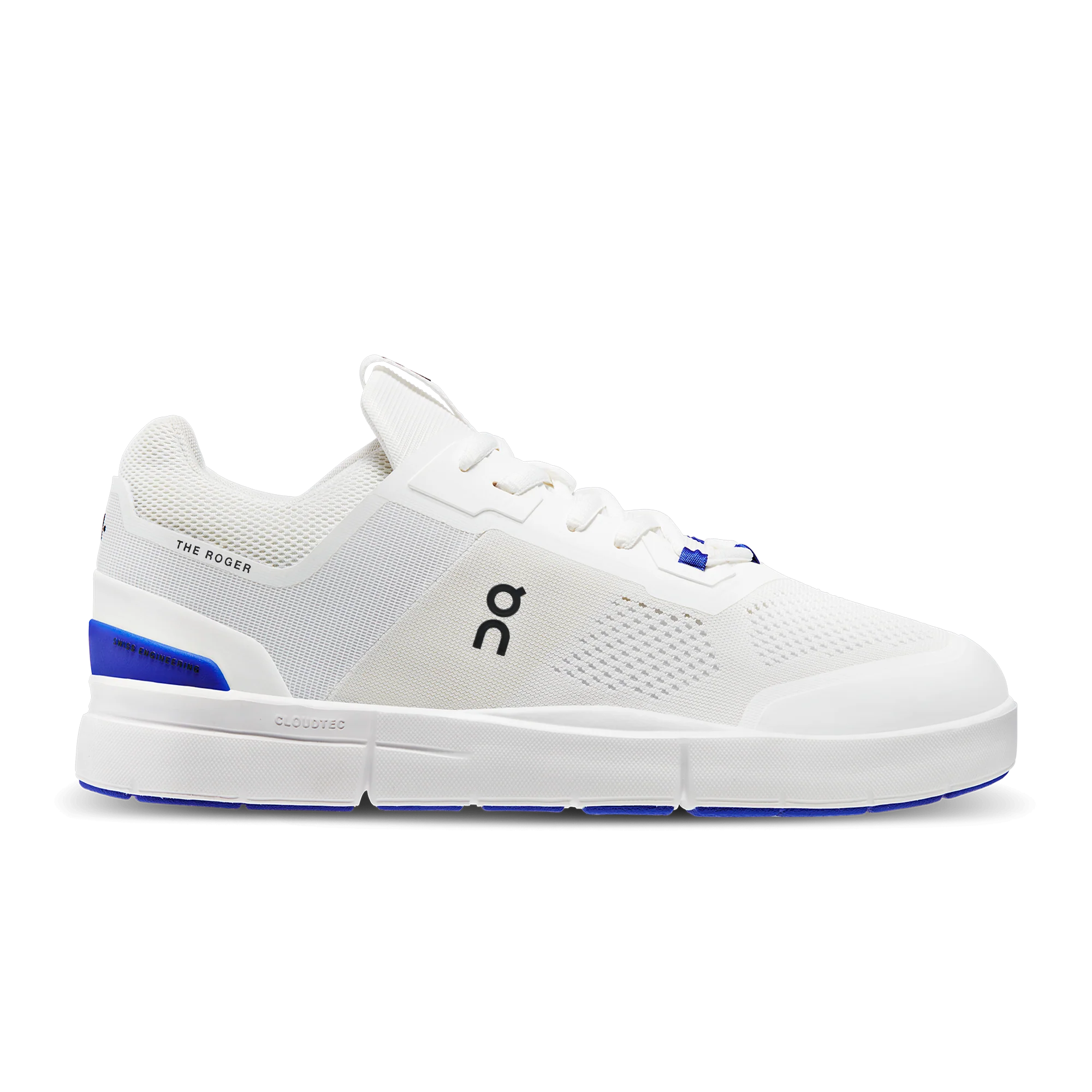 Men's On The Roger Spin 2, White/Indigo, 9.5 D Medium