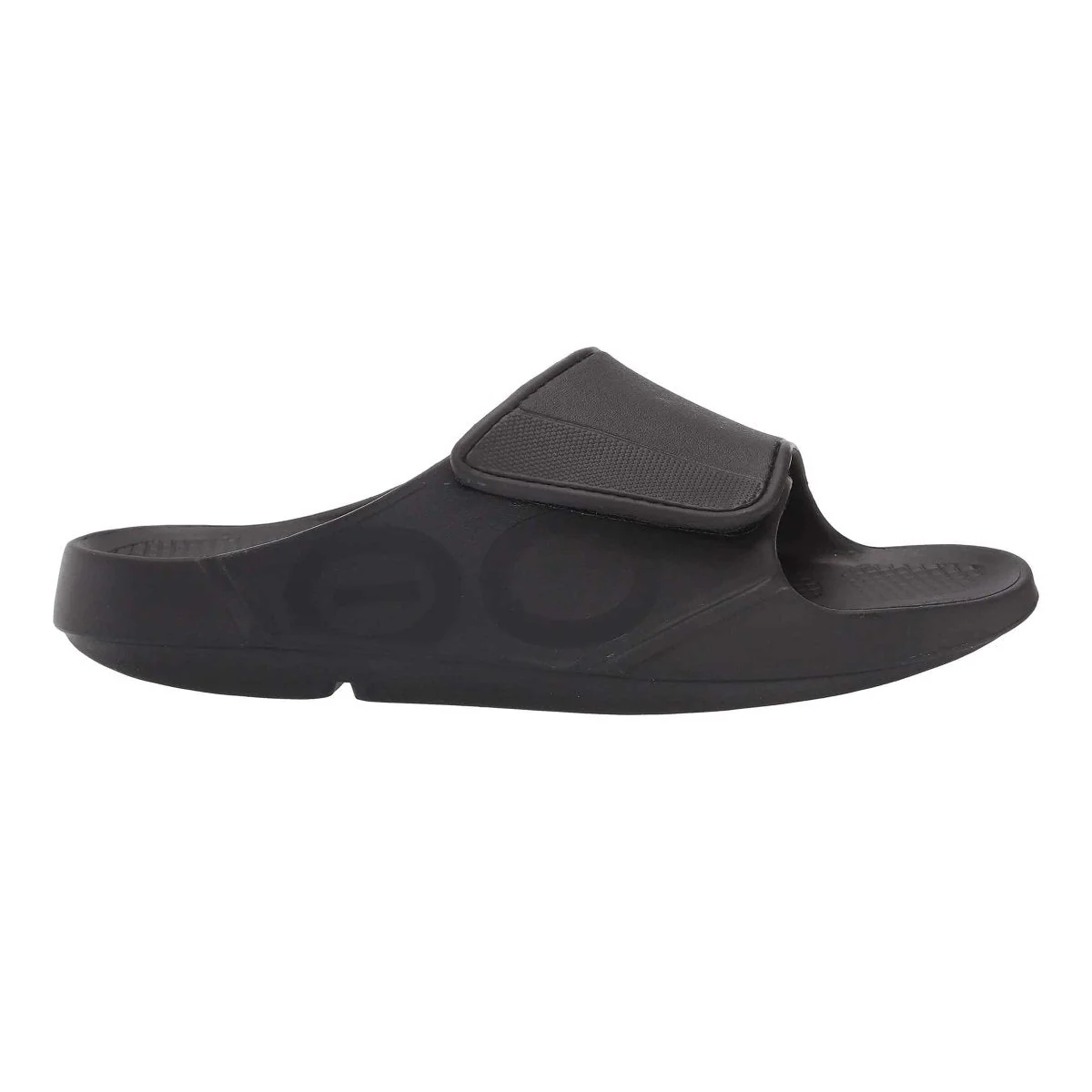 Men's OOFOS OOahh Sport Flex, Matte Black, 12 D Medium