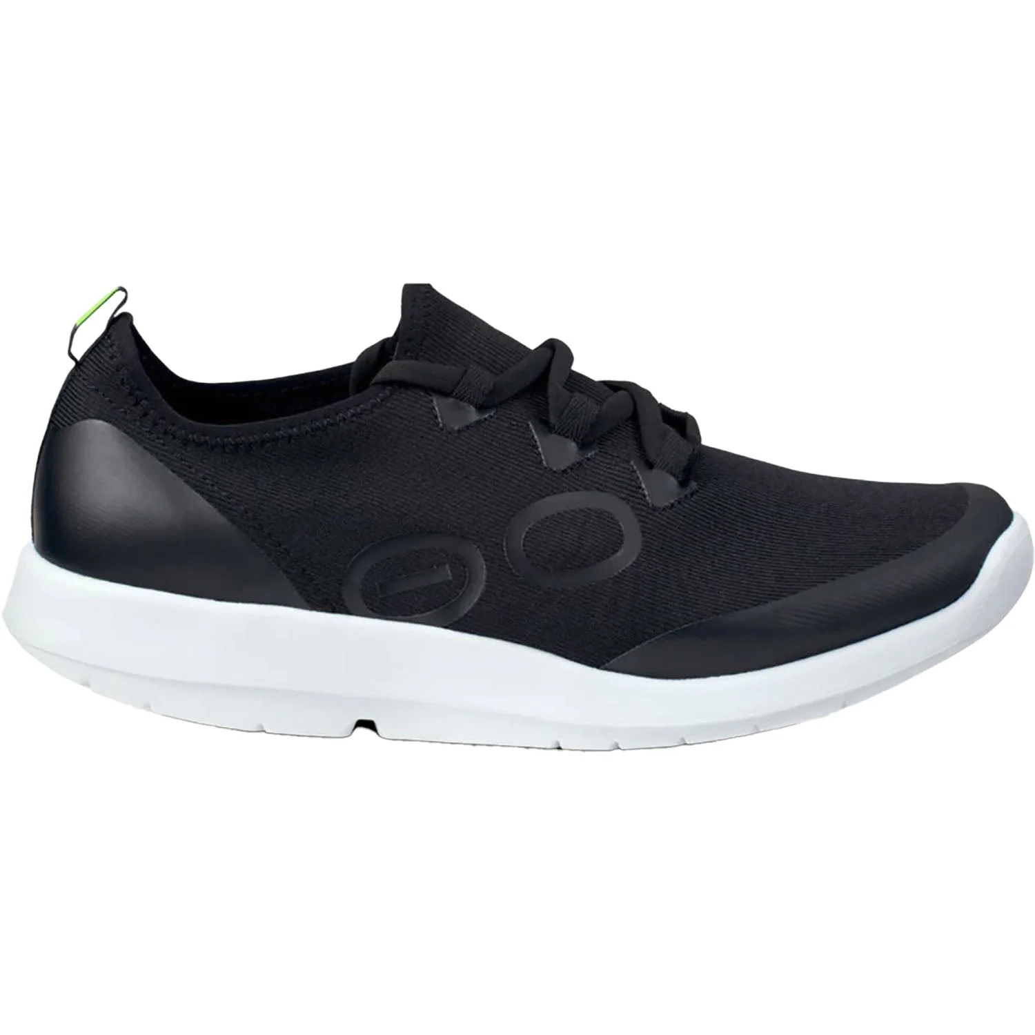 Men's OOFOS OOmg Sport LS, White/Black, 9.5 D Medium