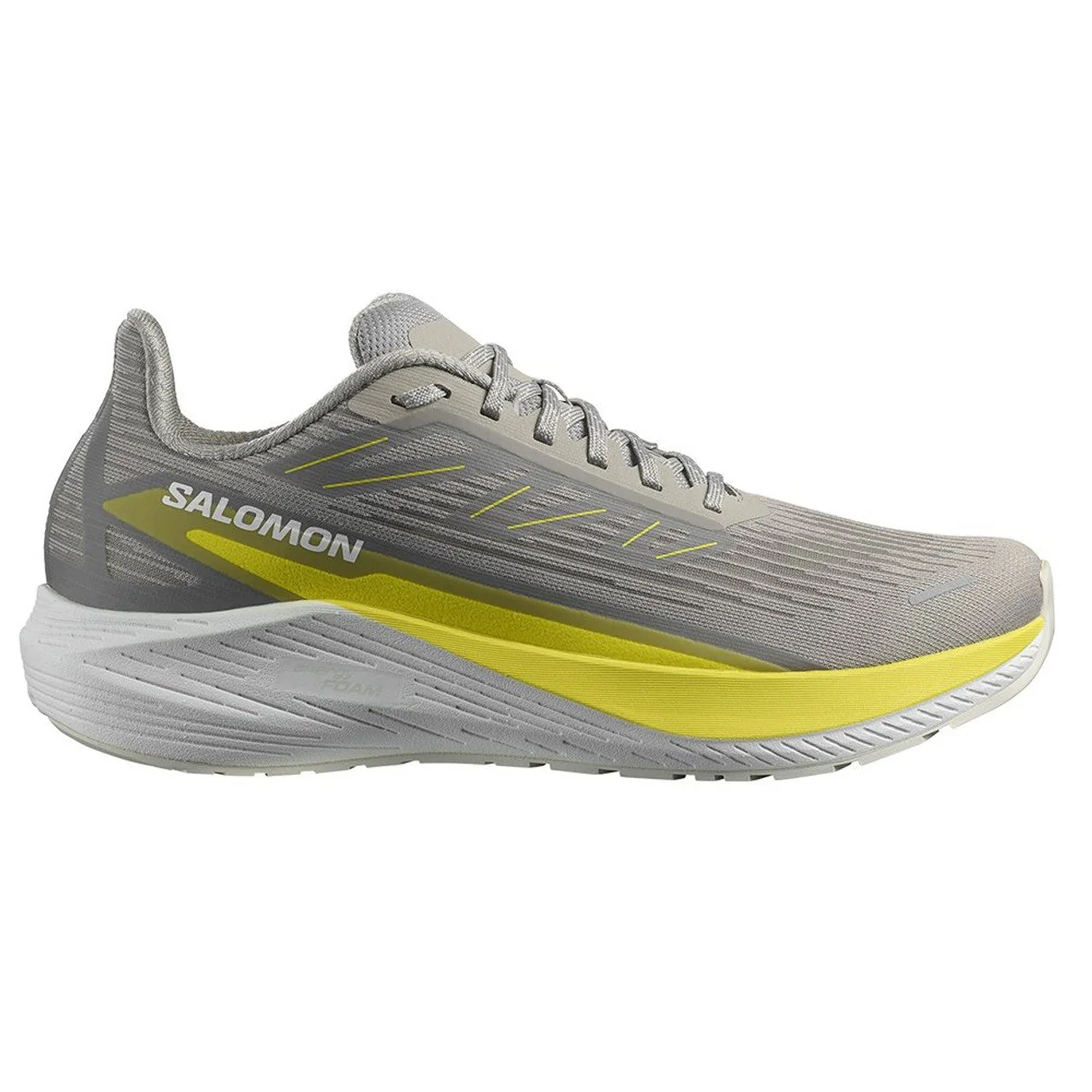 Men's Salomon Aero Blaze 2, Ghost Gray/Sulphur Spring/White, 9 D Medium