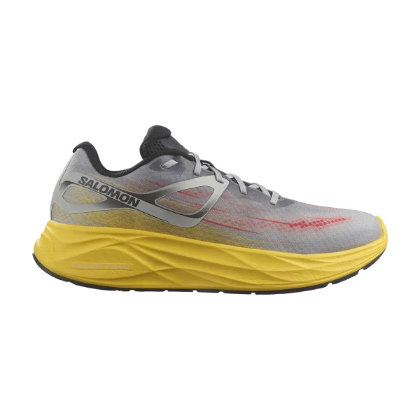Men's Salomon Aero Glide, Ghost Gray/Lemon/Black, 8 D Medium