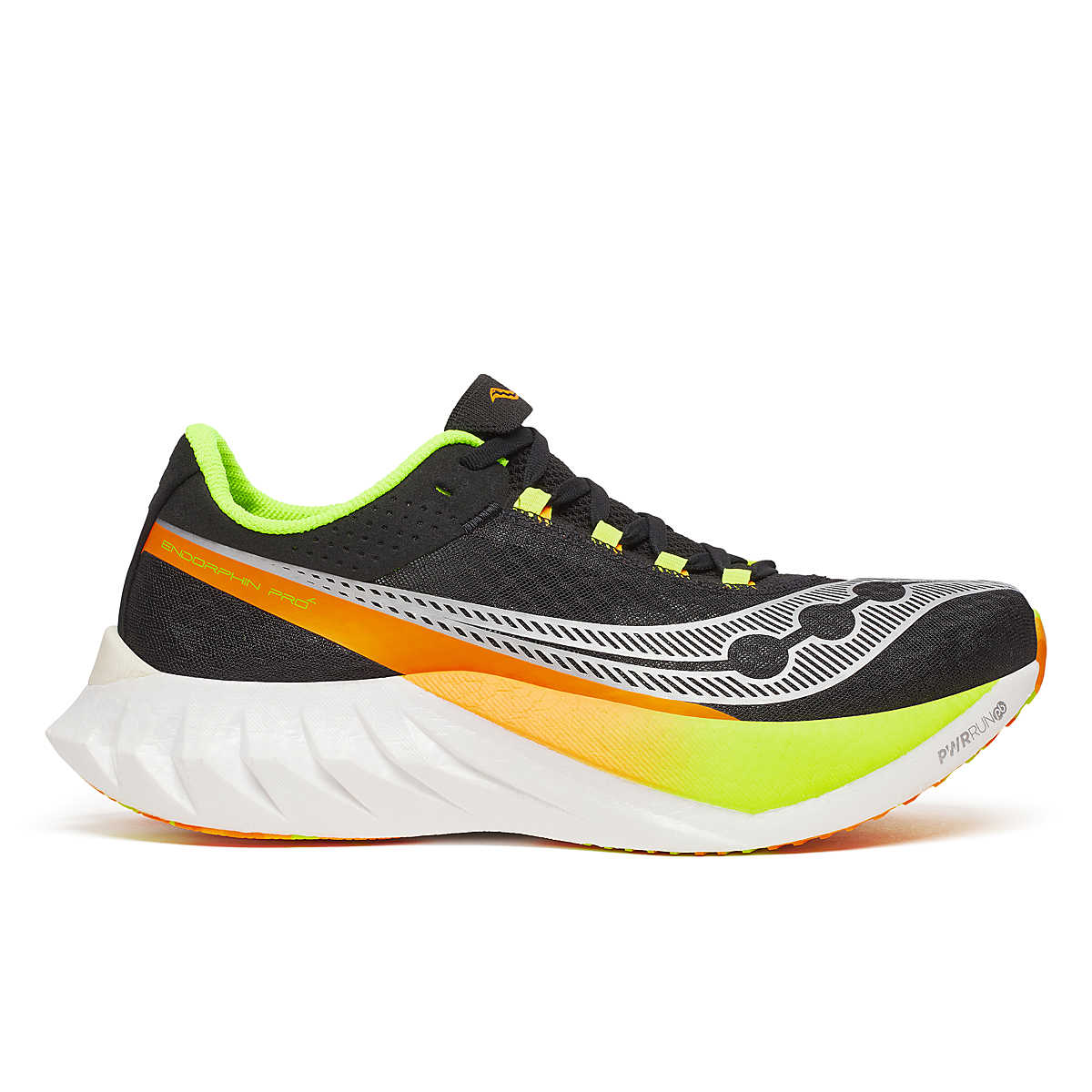 Men's Saucony Endorphin Pro 4, Black/Vo2, 12 D Medium