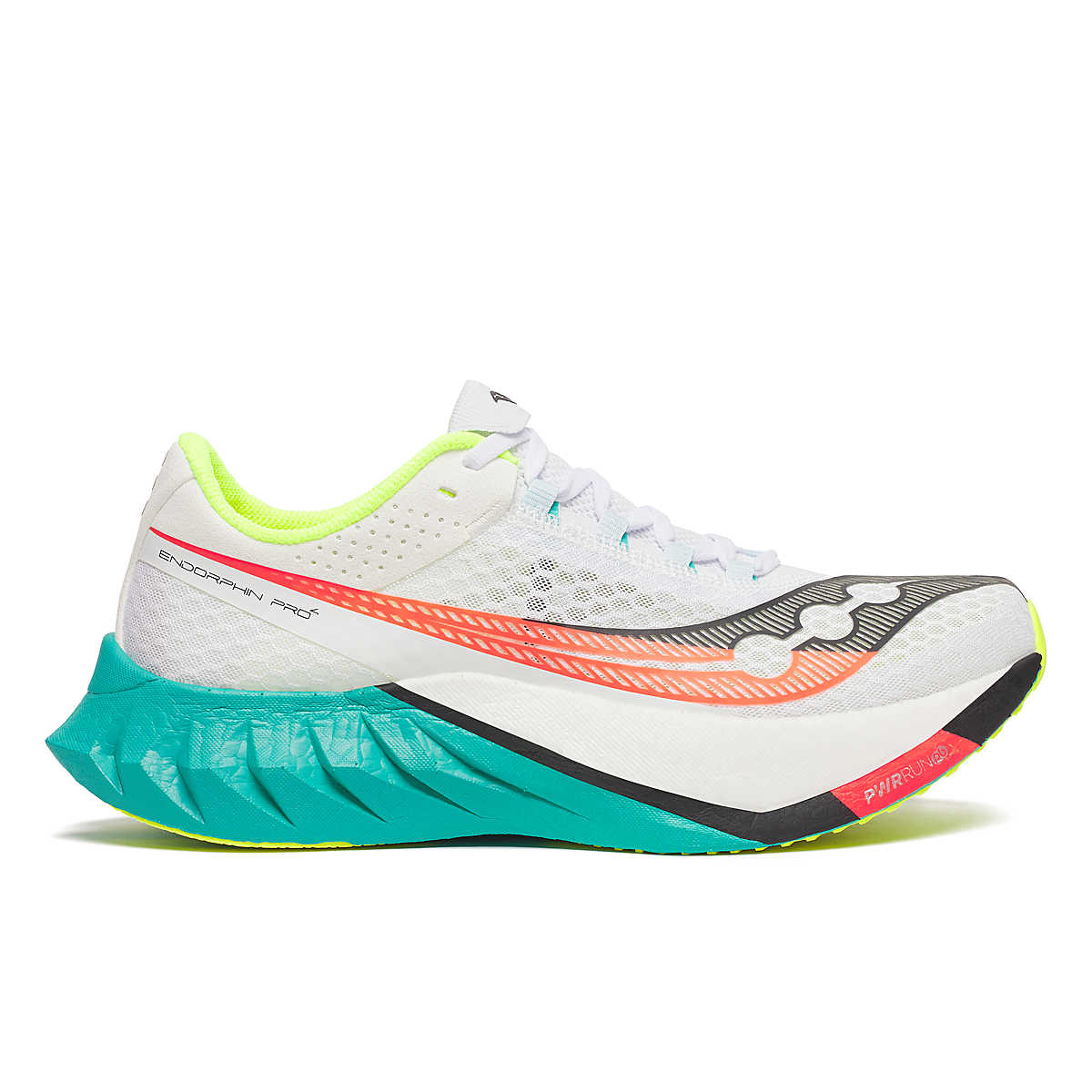 Men's Saucony Endorphin Pro 4, White/Mutant, 14 D Medium