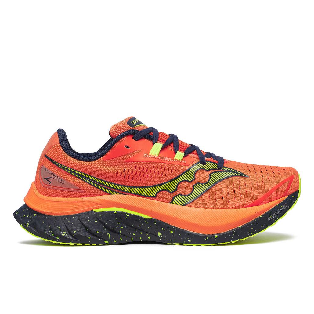 Men's Saucony Endorphin Speed 4, Pepper/Navy, 9.5 D Medium