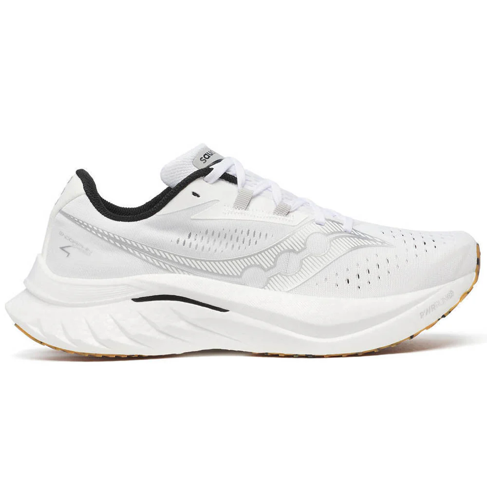 Men's Saucony Endorphin Speed 4, White/Gum, 13 D Medium