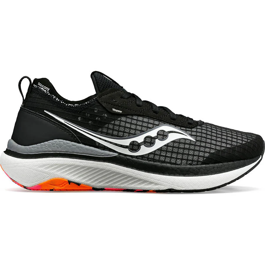 Men's Saucony Freedom Crossport, Black/Vizi, 10 D Medium