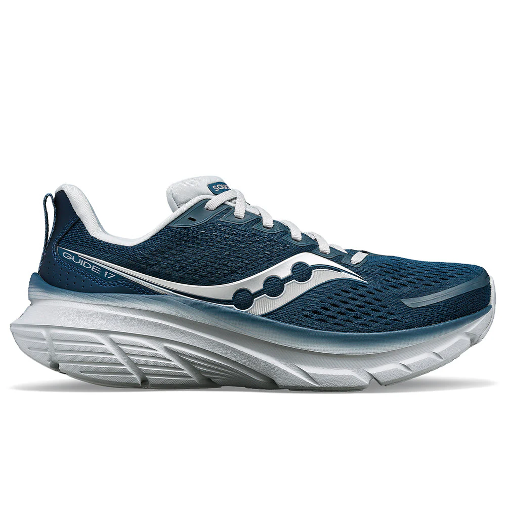 Men's Saucony Guide 17, Denim/Cloud, 9 D Medium