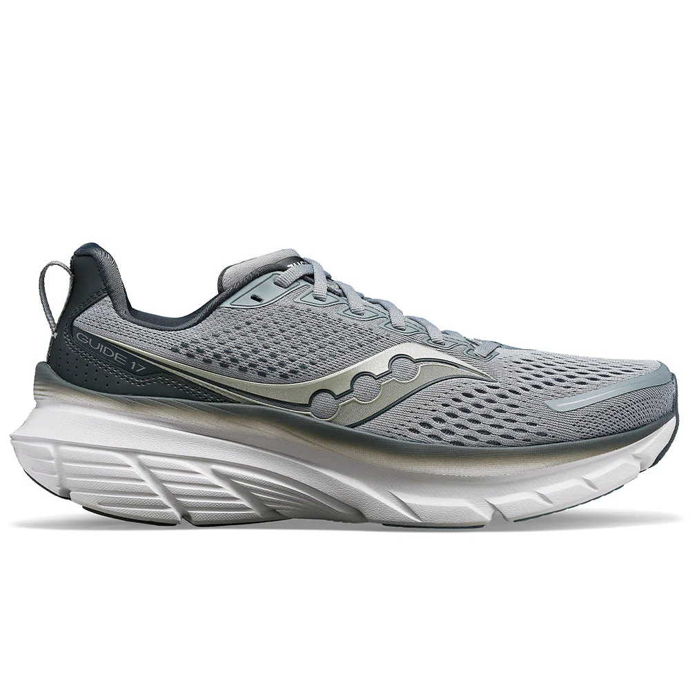 Men's Saucony Guide 17, Flint/Shadow, 12 D Medium