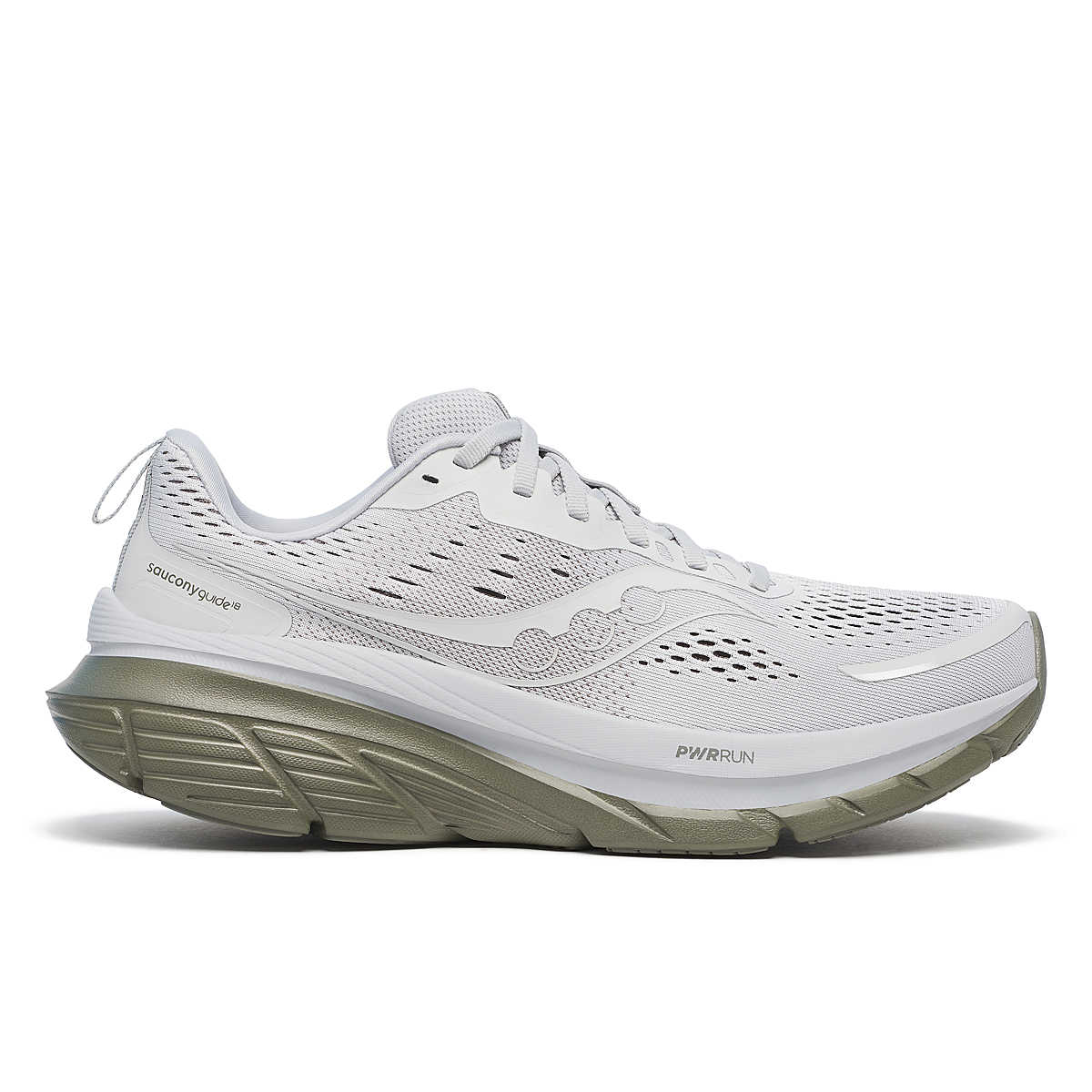 Men's Saucony Guide 18, Cloud/Olive, 11.5 D Medium
