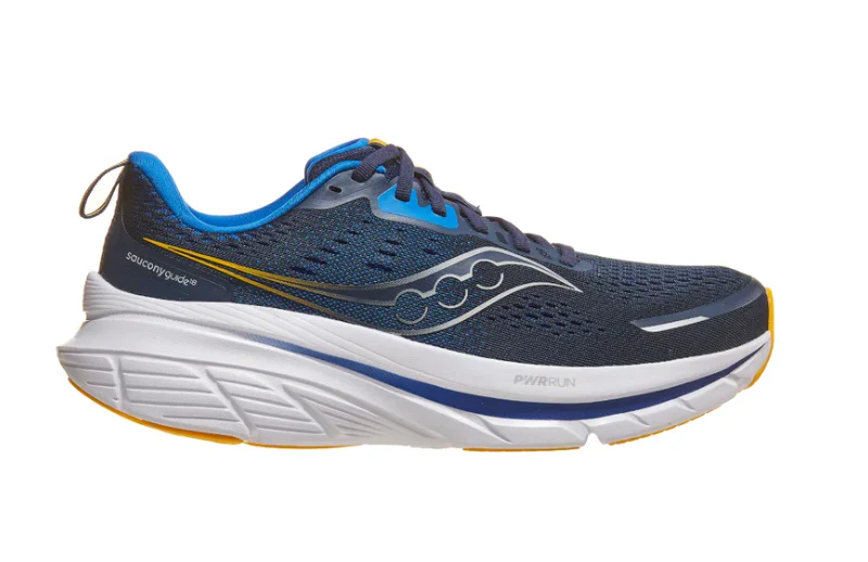 Men's Saucony Guide 18, Black/Lapis, 9.5 D Medium