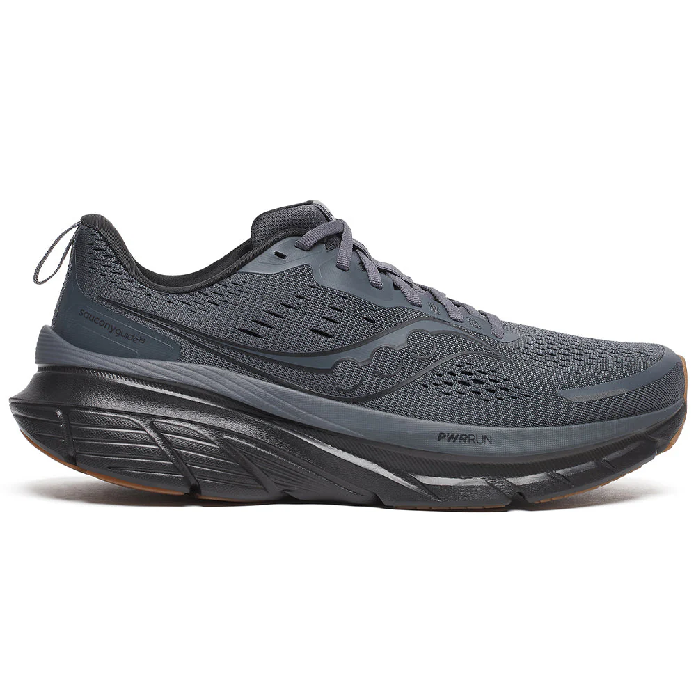 Men's Saucony Guide 18, Shadow/Gum, 12 D Medium