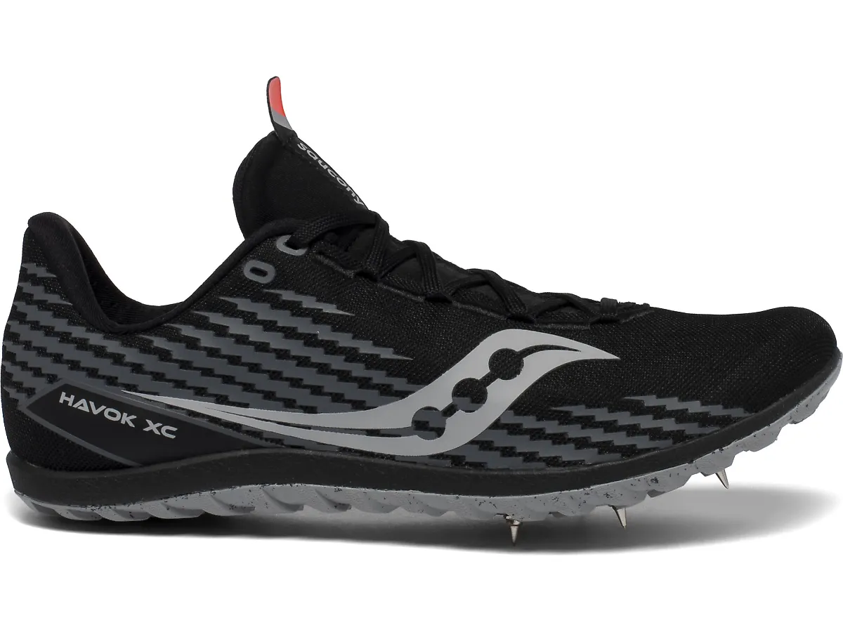 Men's Saucony Havok XC 3, Black, 12.5 D Medium