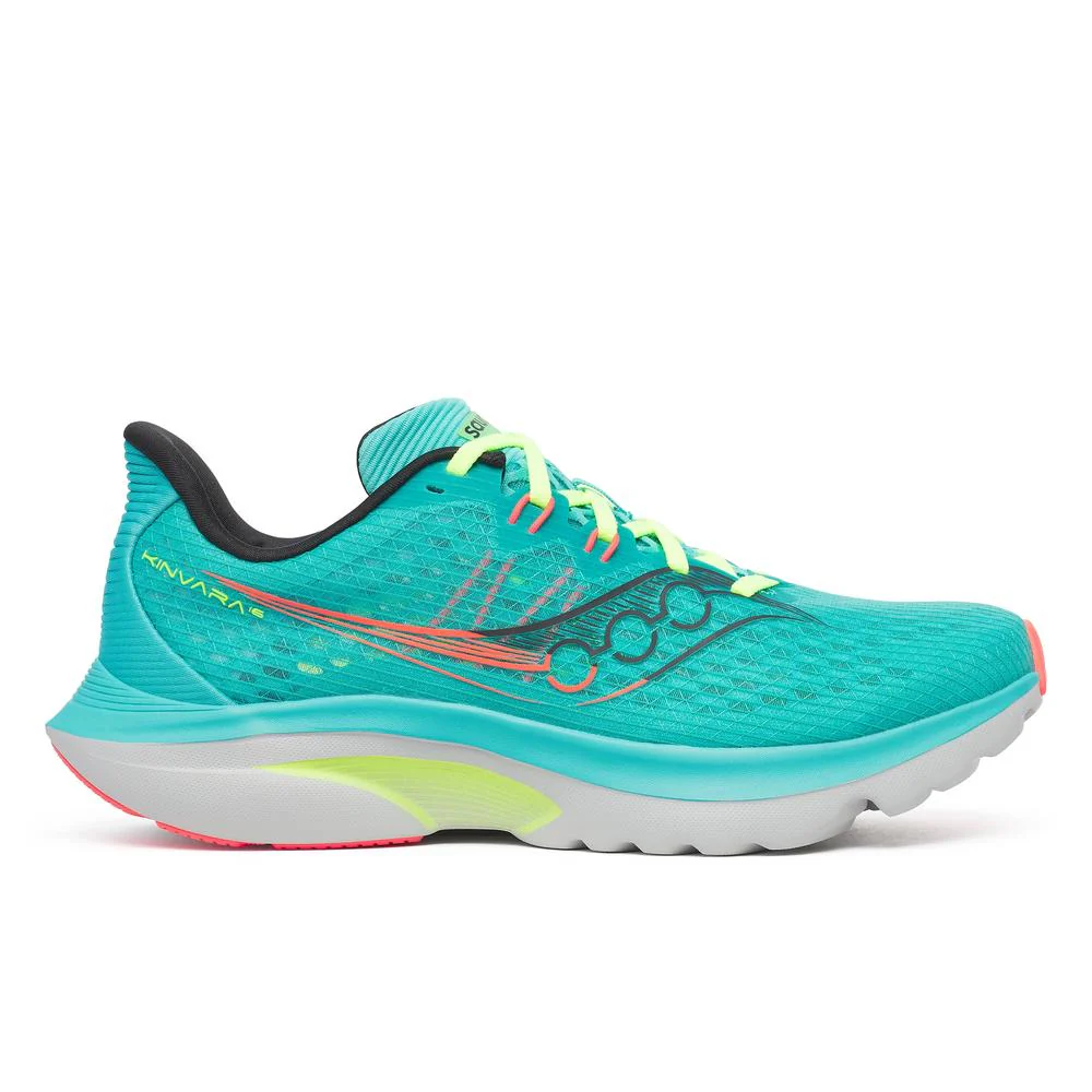 Men's Saucony Kinvara 16, Teal/Mutant, 9 D Medium