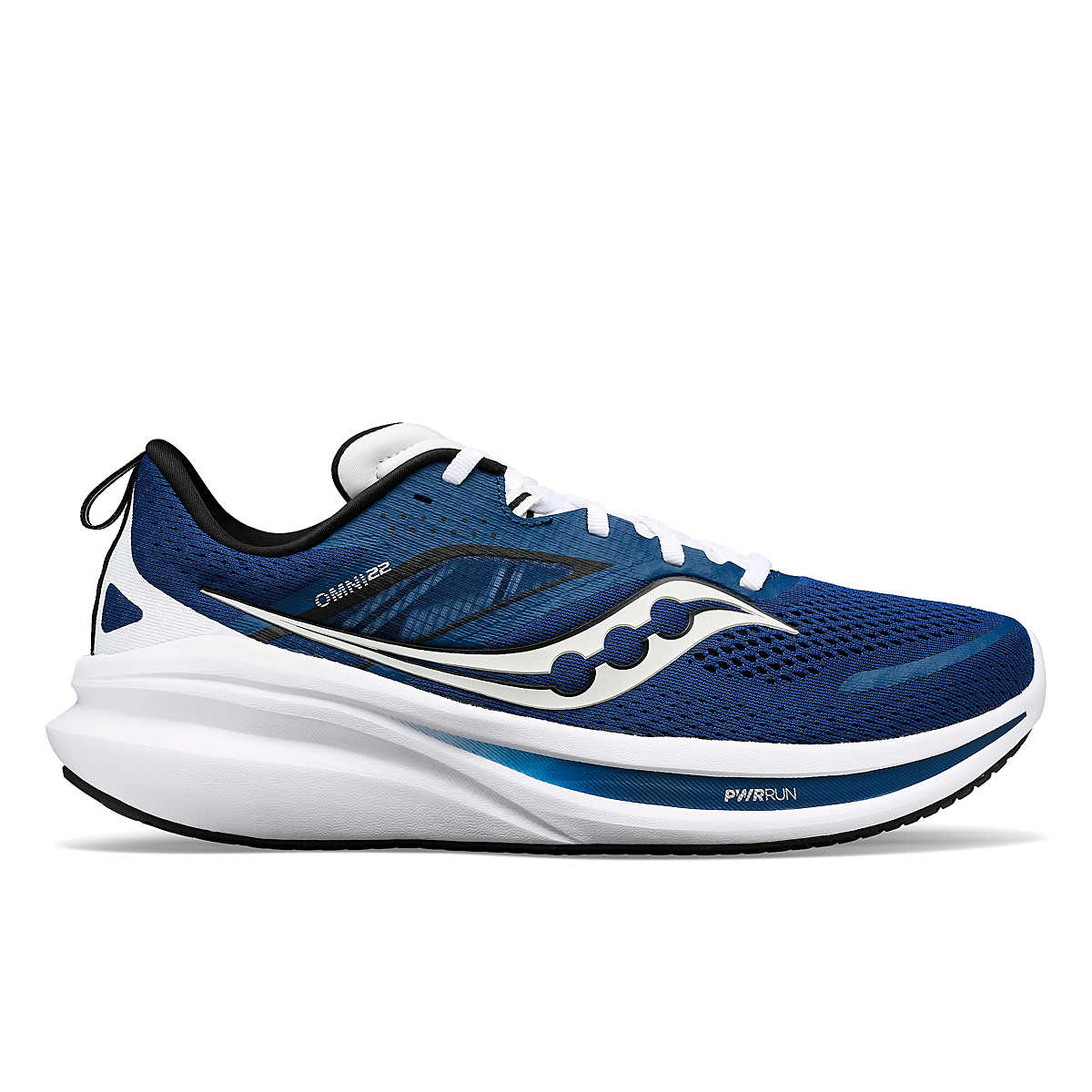 Men's Saucony Omni 22, Tide/White, 10 2E Wide