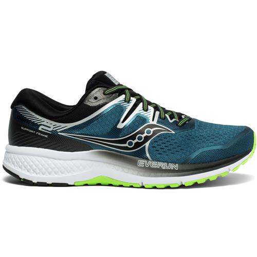 Men's Saucony Omni ISO 2, Blu/Sil, 13 2E Wide