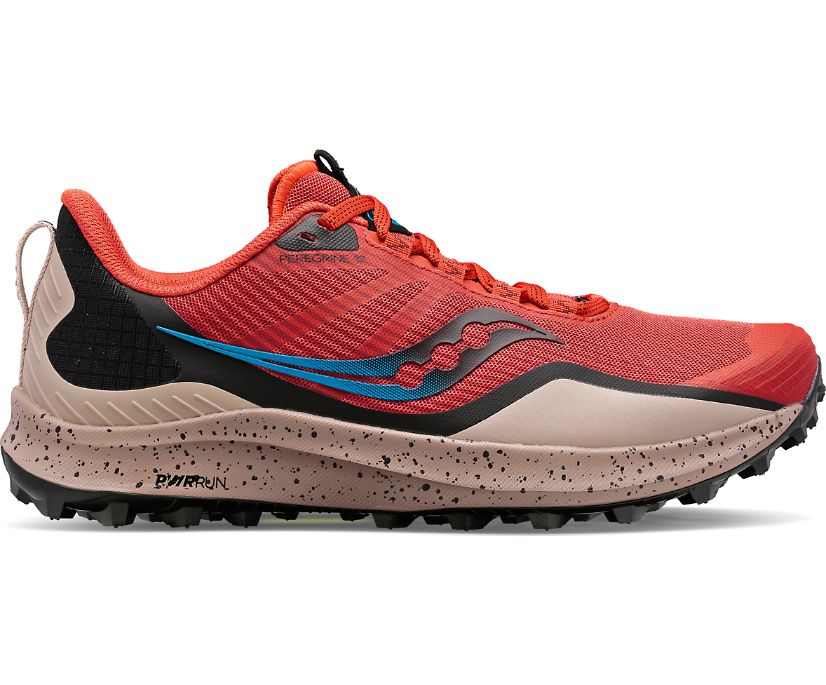 Men's Saucony Peregrine 12, Clay/Loam, 10.5 D Medium