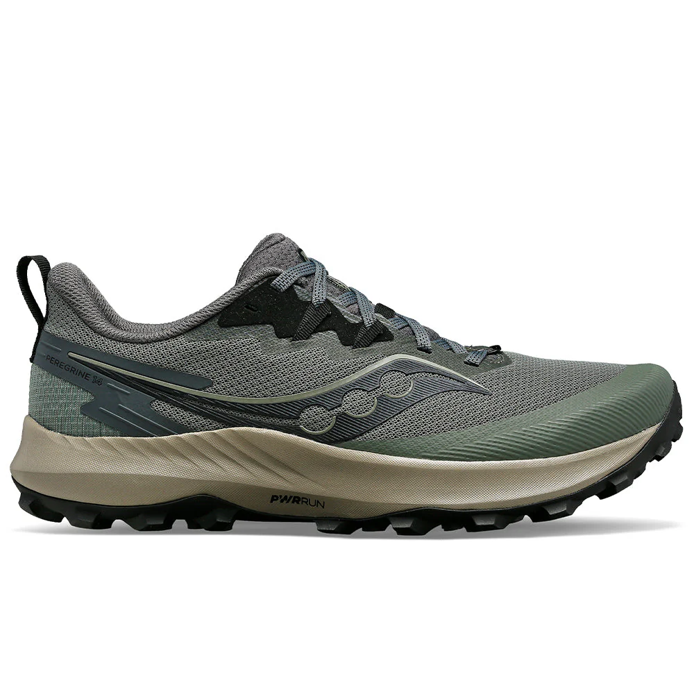 Men's Saucony Peregrine 14, Bough/Shadow, 14 D Medium