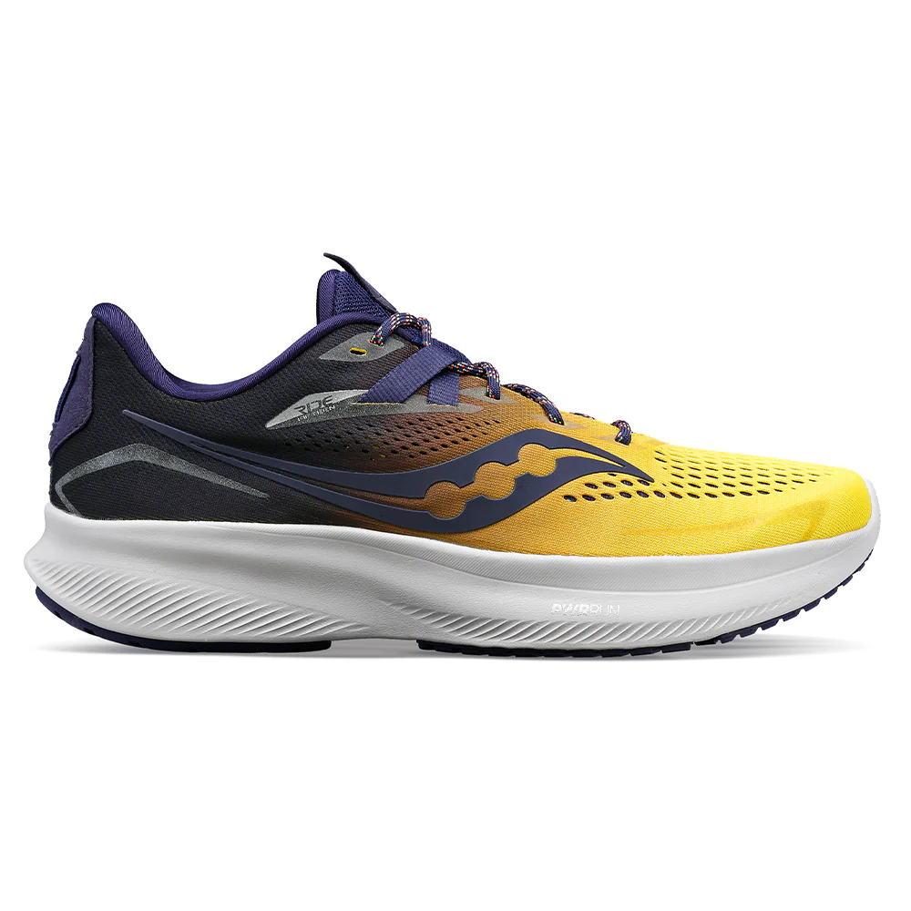 Men's Saucony Ride 15, Night Lite, 9 D Medium