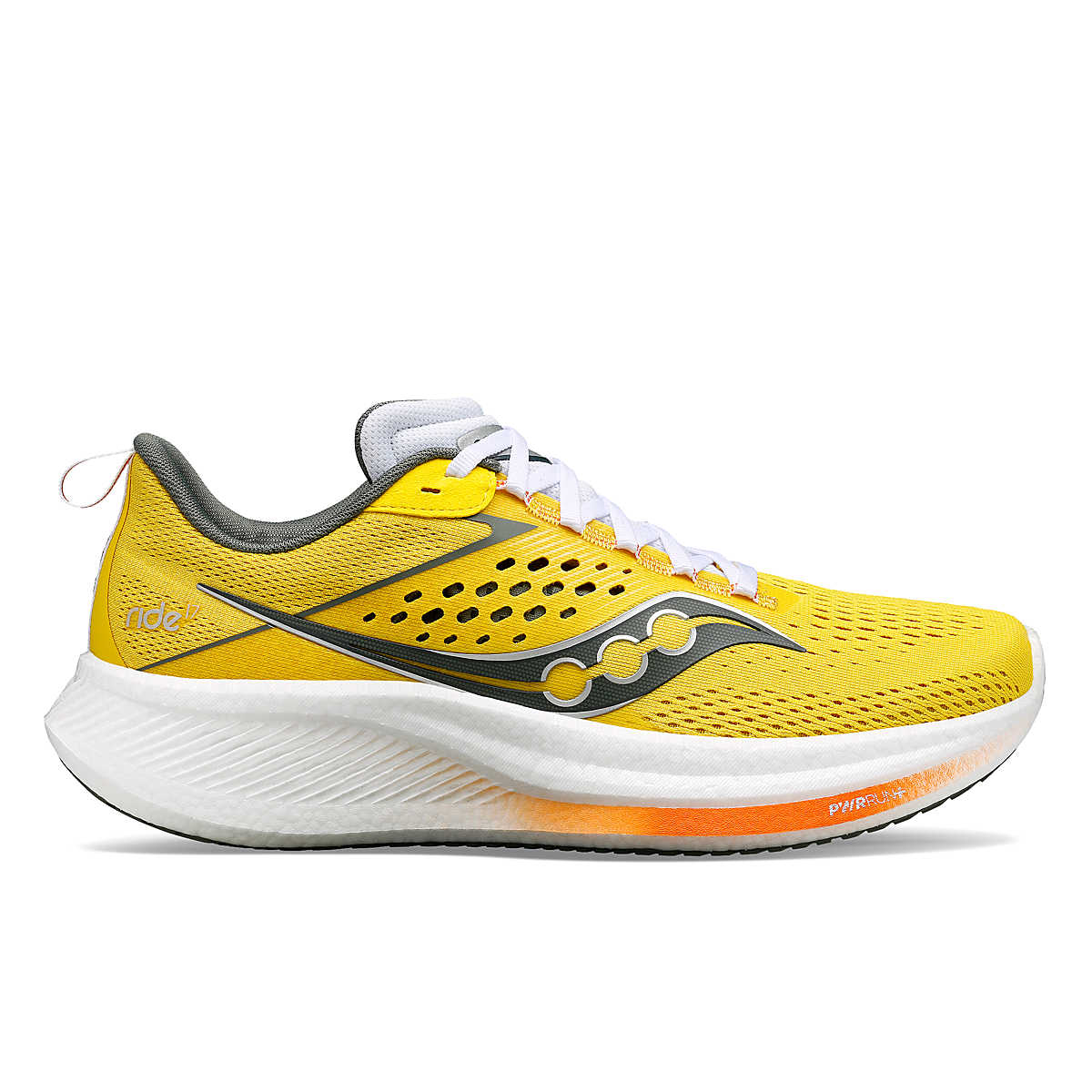 Men's Saucony Ride 17, Canary/Bough, 11 D Medium