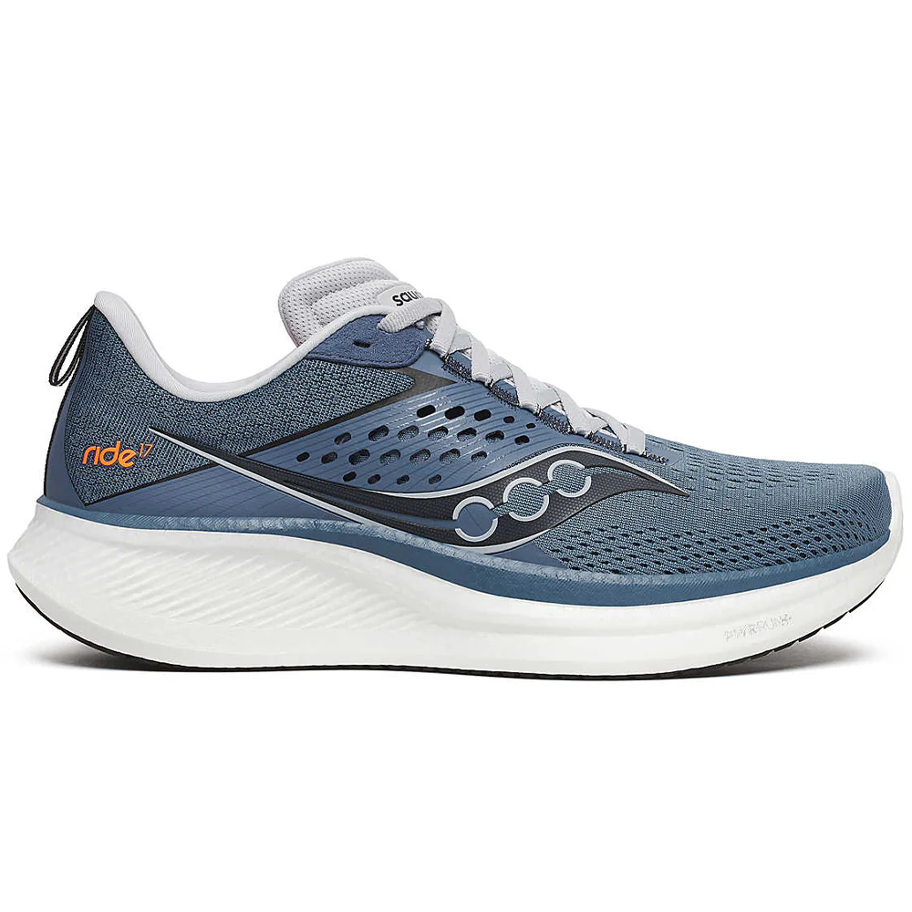 Men's Saucony Ride 17, Mirage/Black, 9.5 D Medium