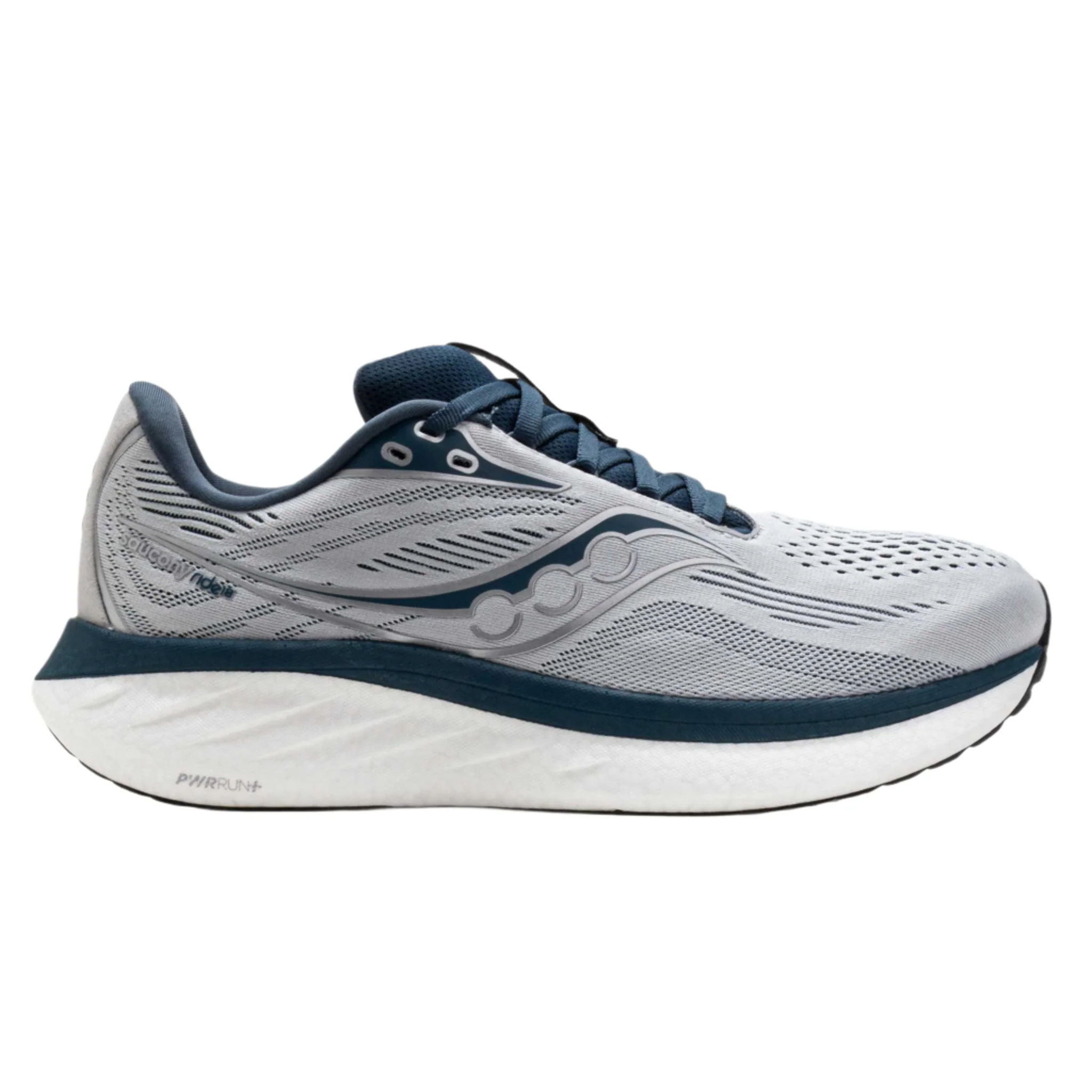 Men's Saucony Ride 18, Cloud/Dusk, 12 D Medium