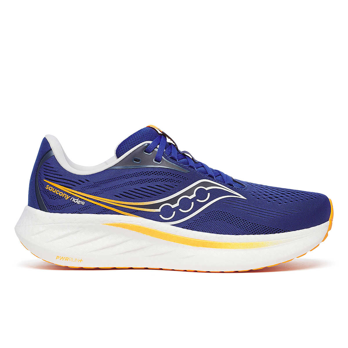 Men's Saucony Ride 18, Azurite/Peel, 7 D Medium