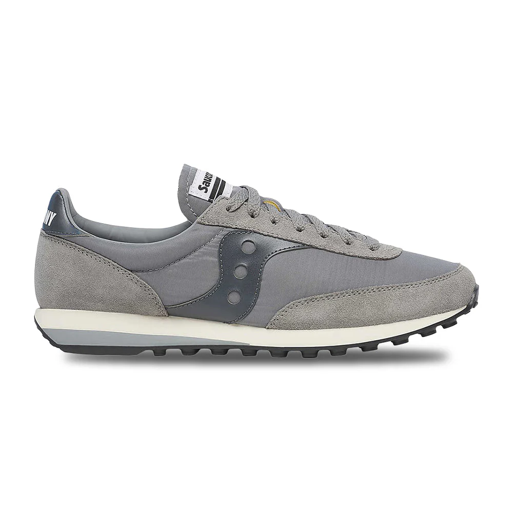 Men's Saucony Trainer 80, Grey/Grey, 10 D Medium