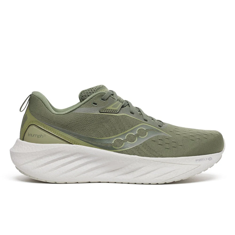 Men's Saucony Triumph 22, Olivine, 9 D Medium