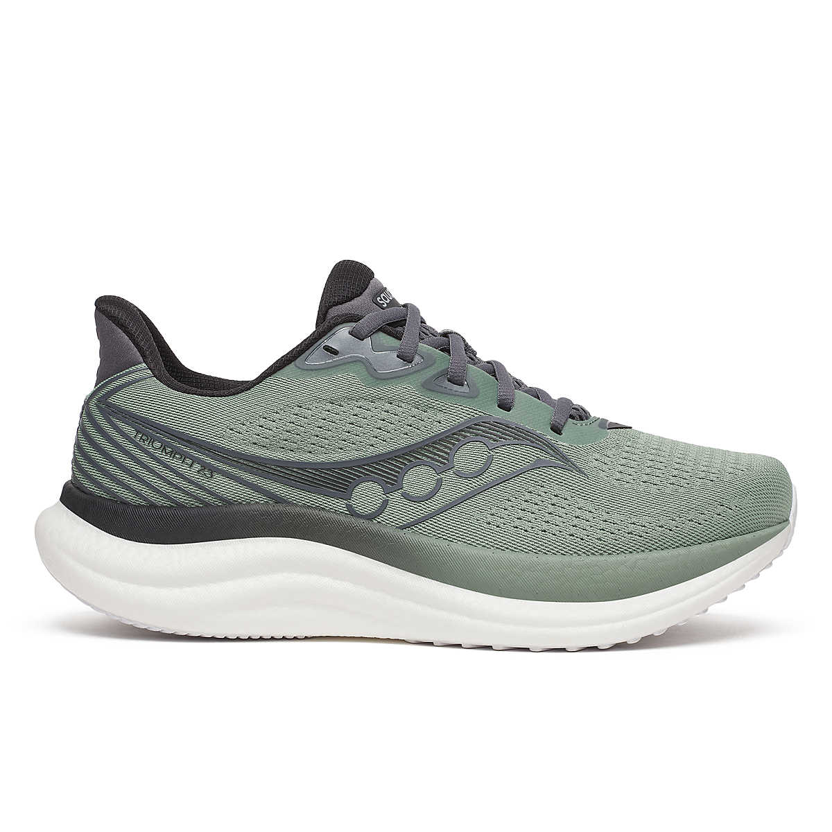 Men's Saucony Triumph 23, Iceberg/Carbon, 10.5 2E Wide