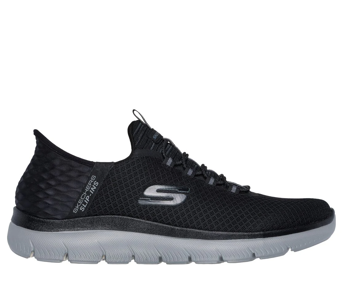 Men's Skechers Slip-ins: Summits - High Range, Black/Charcoal, 10 D Medium