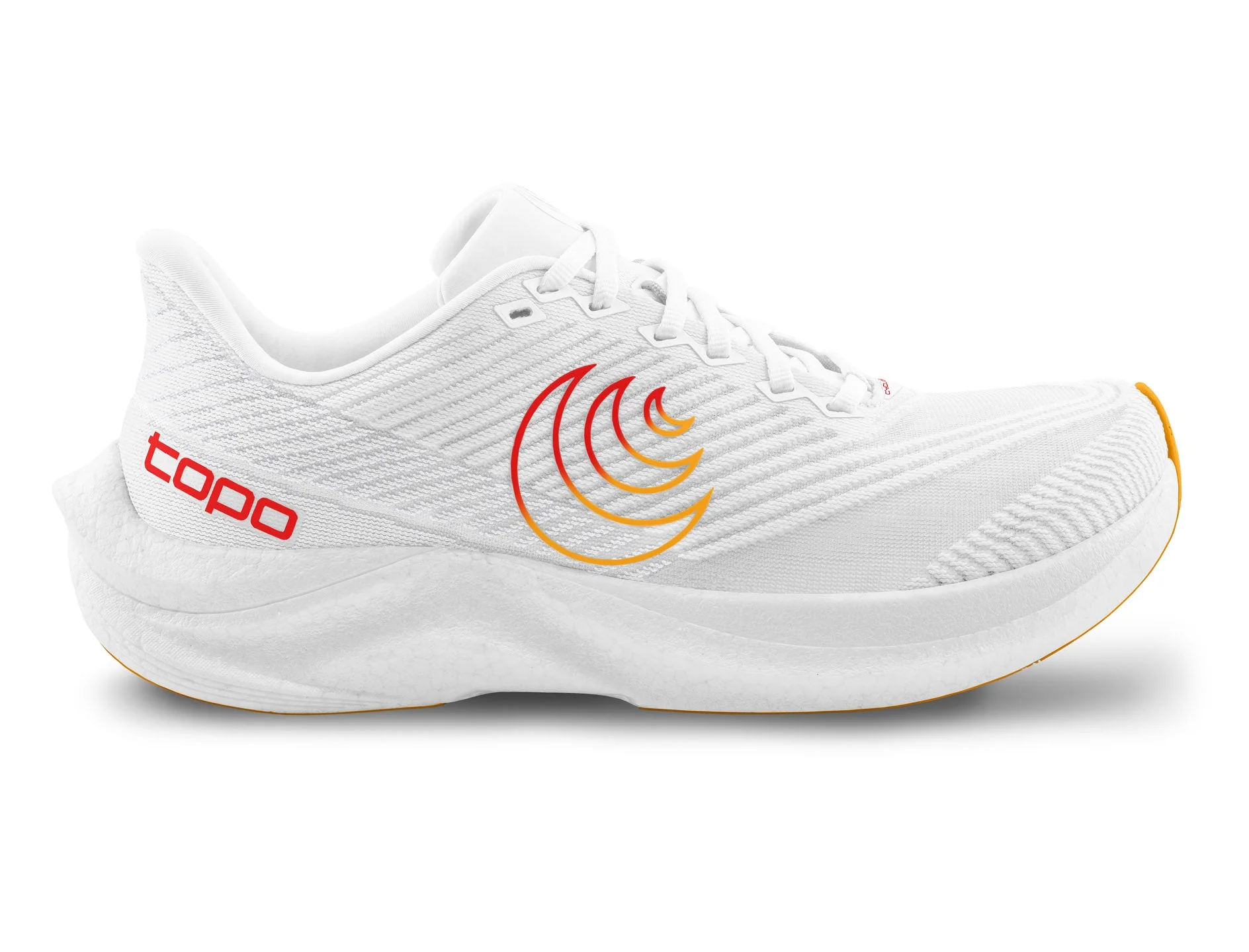 Men's Topo Athletic Cyclone 3, White/Sunset, 12 D Medium