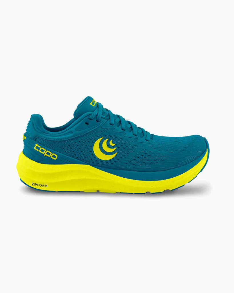Men's Topo Athletic Phantom 3, Blue/Lime, 11.5 D Medium