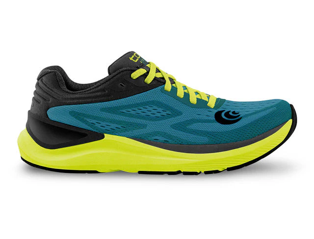 Men's Topo Athletic Ultrafly 3, Ocean/Green, 9 D Medium